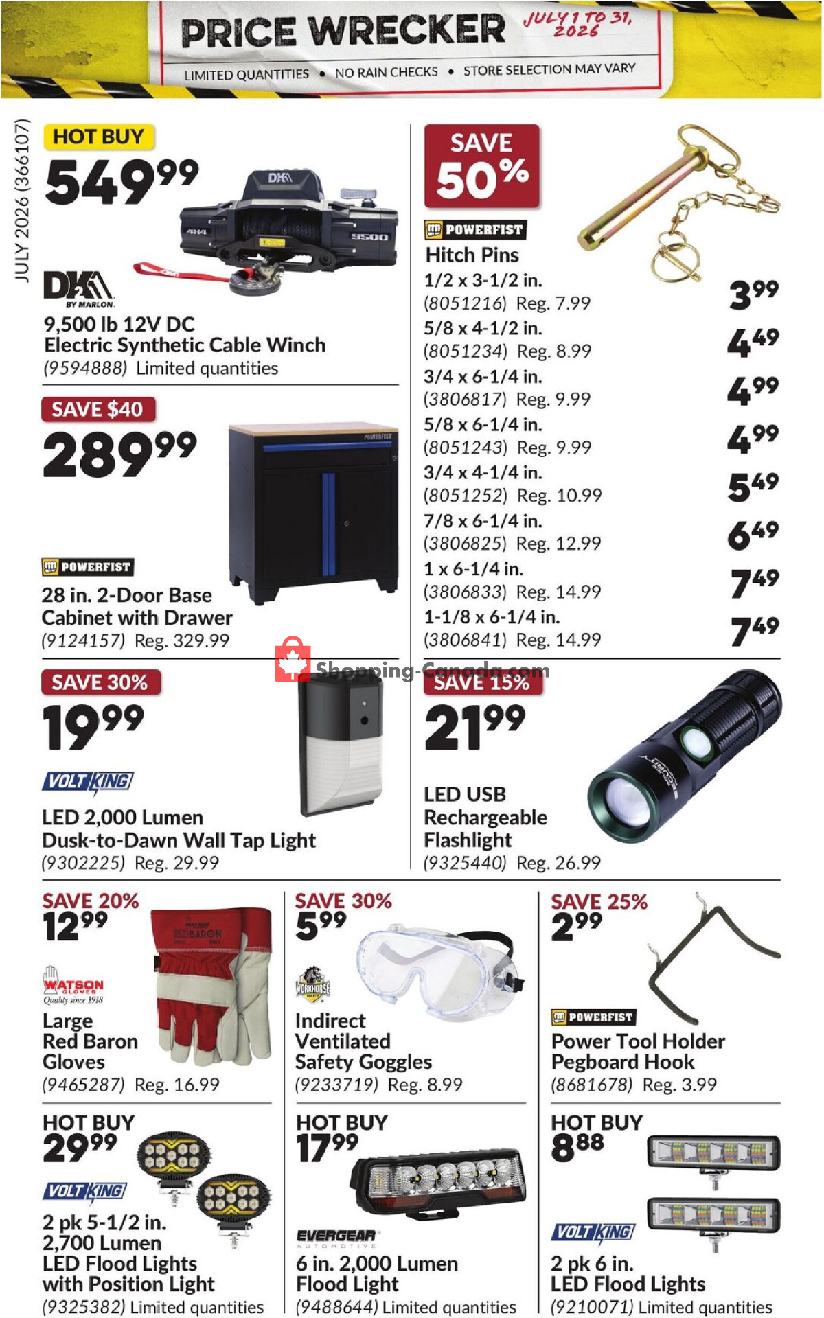 Princess Auto flyer from Wednesday July 1, 2026 to Friday July 31, 2026 - page 26