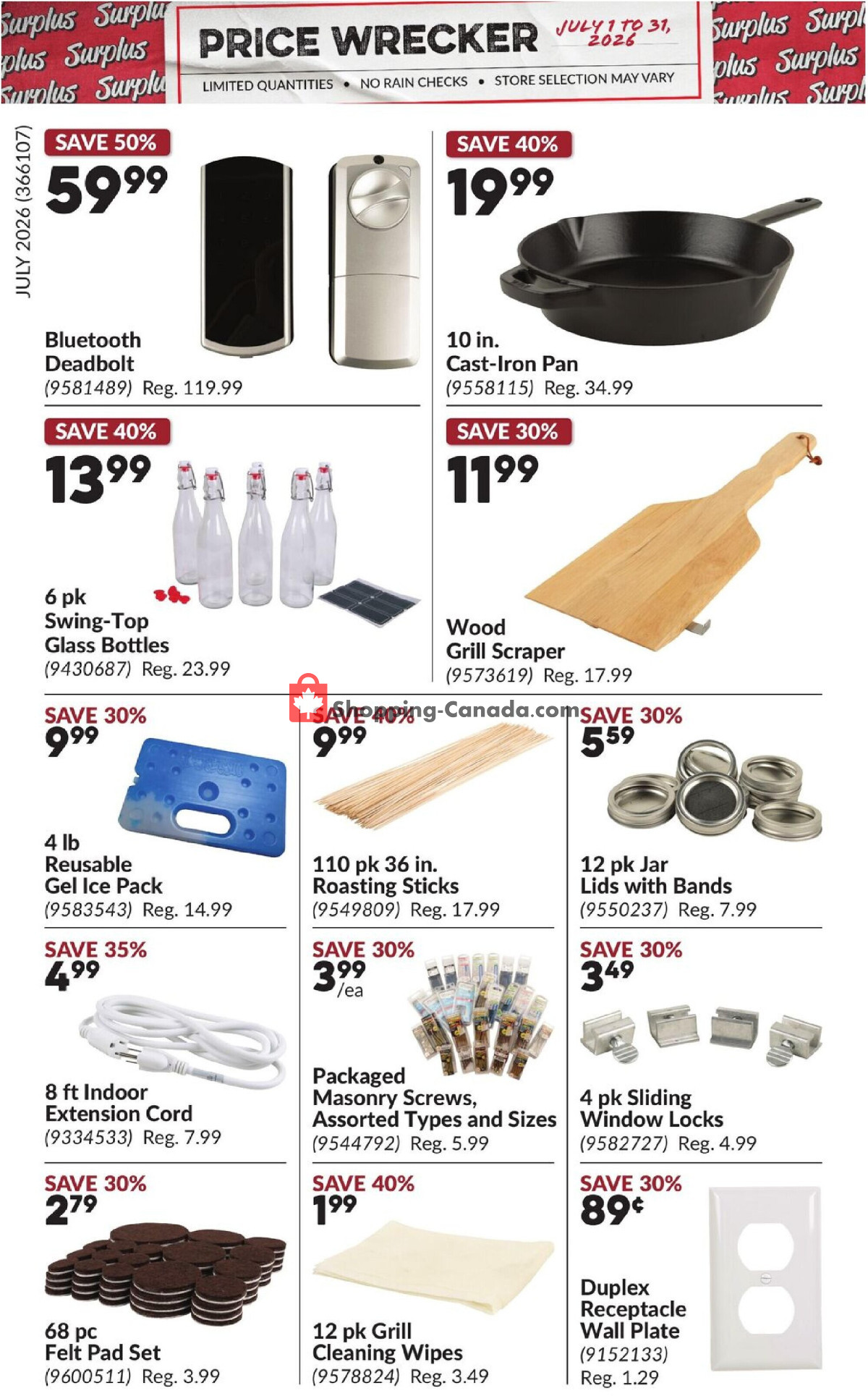 Princess Auto flyer from Wednesday July 1, 2026 to Friday July 31, 2026 - page 3