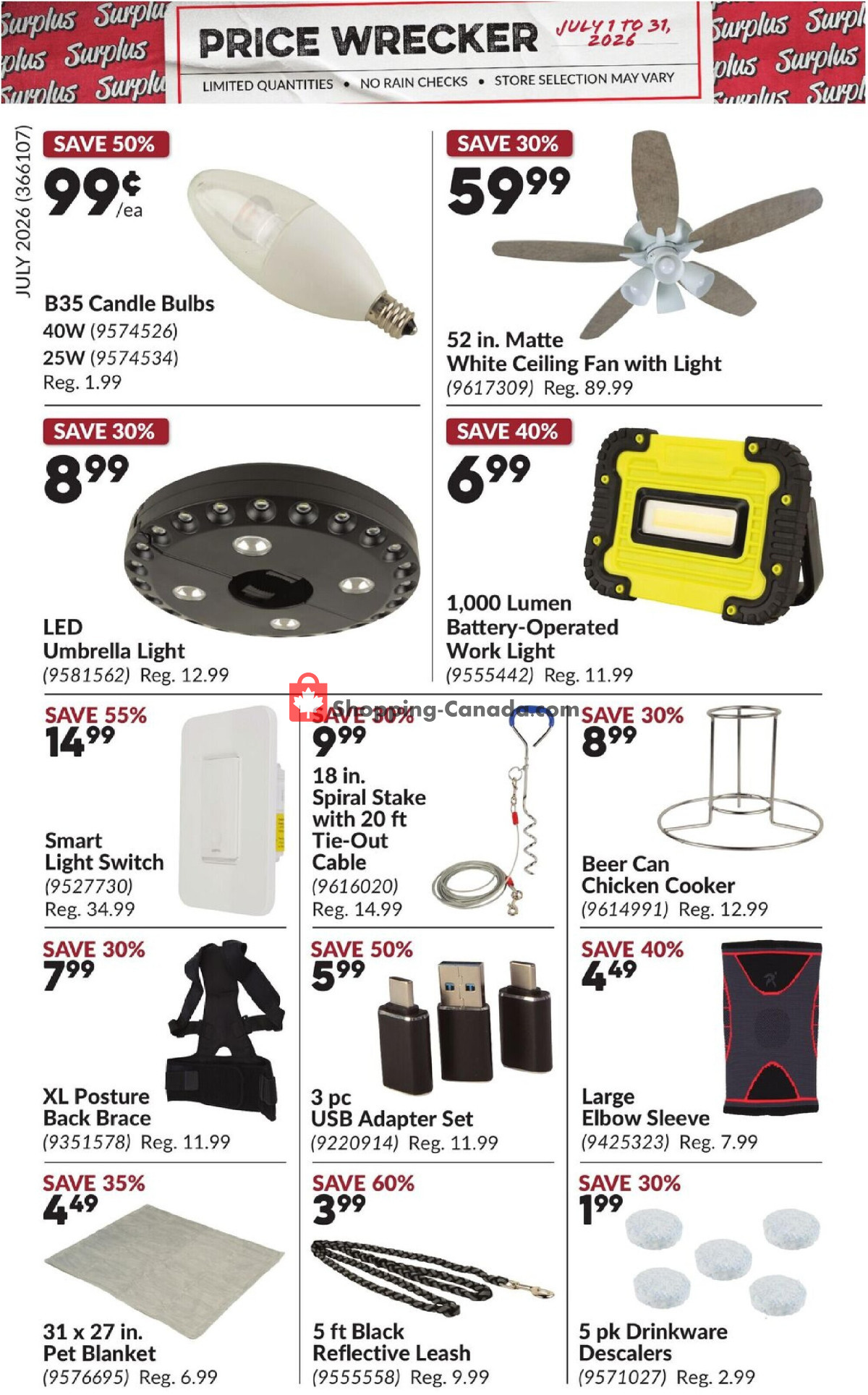 Princess Auto flyer from Wednesday July 1, 2026 to Friday July 31, 2026 - page 4