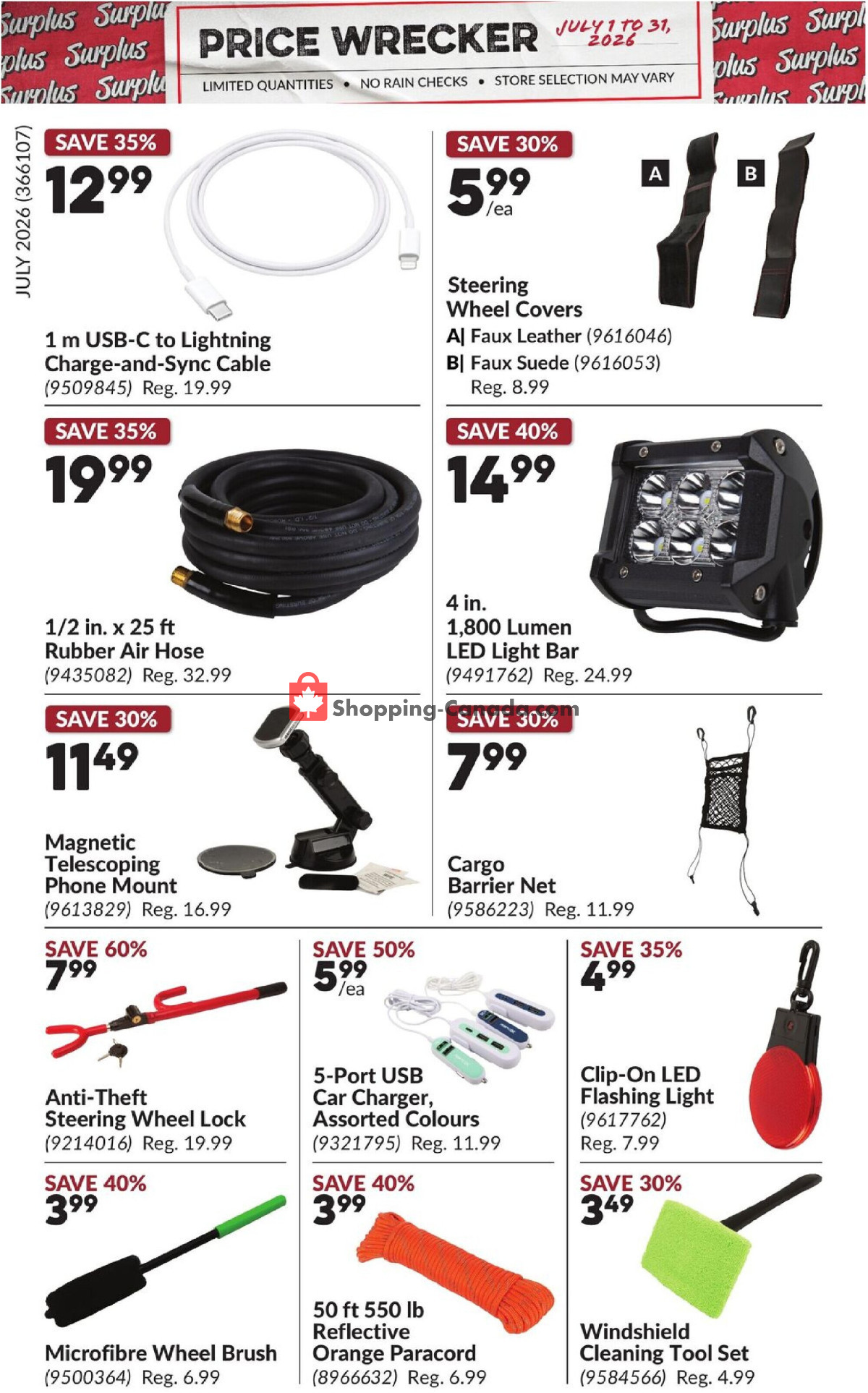 Princess Auto flyer from Wednesday July 1, 2026 to Friday July 31, 2026 - page 8
