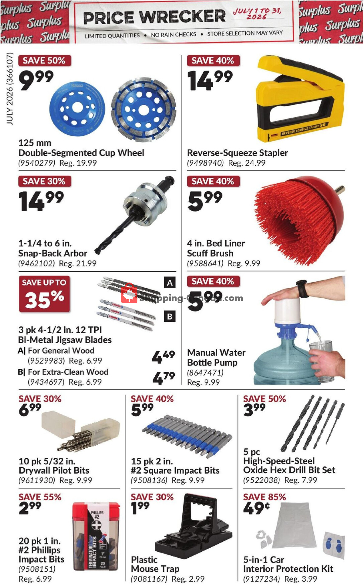 Princess Auto flyer from Wednesday July 1, 2026 to Friday July 31, 2026 - page 9