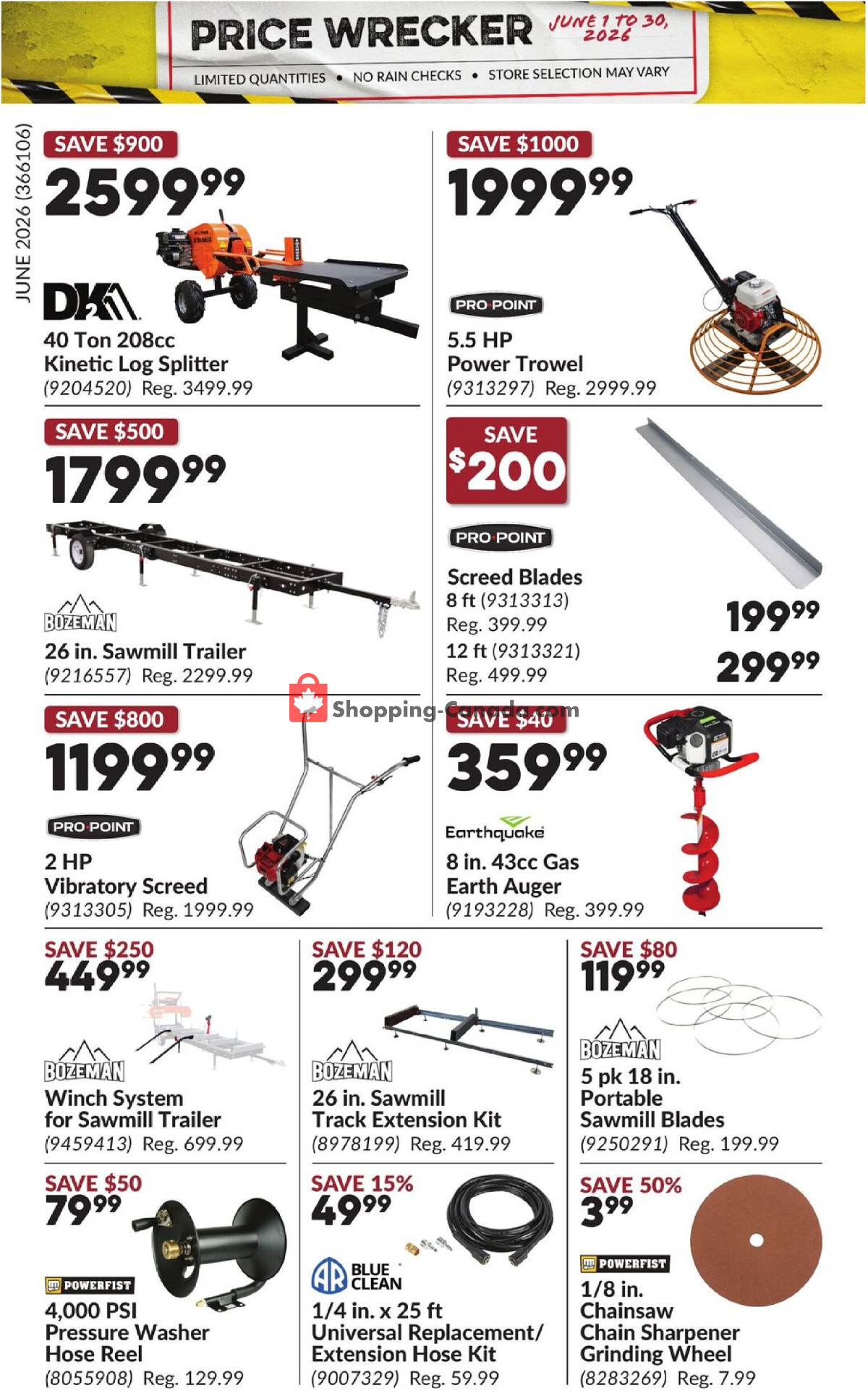 Princess Auto flyer from Monday June 1, 2026 to Tuesday June 30, 2026 - page 29