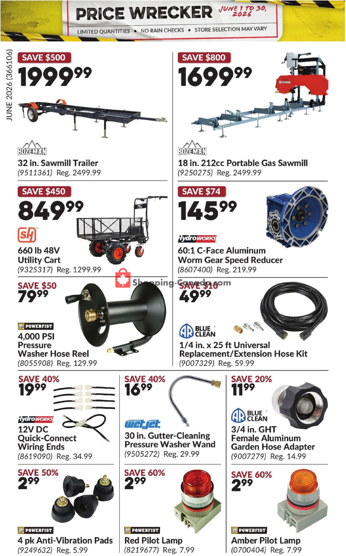 Princess Auto flyer from Monday June 1, 2026 to Tuesday June 30, 2026 - page 30