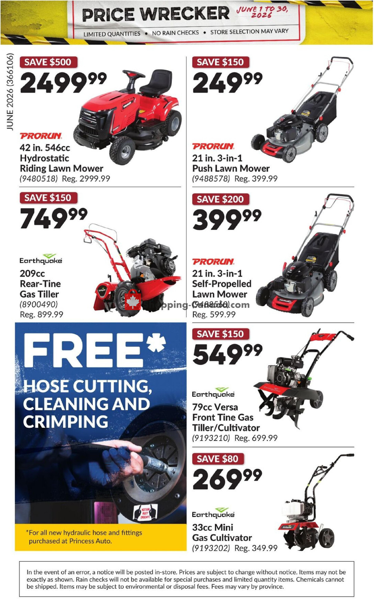 Princess Auto flyer from Monday June 1, 2026 to Tuesday June 30, 2026 - page 32