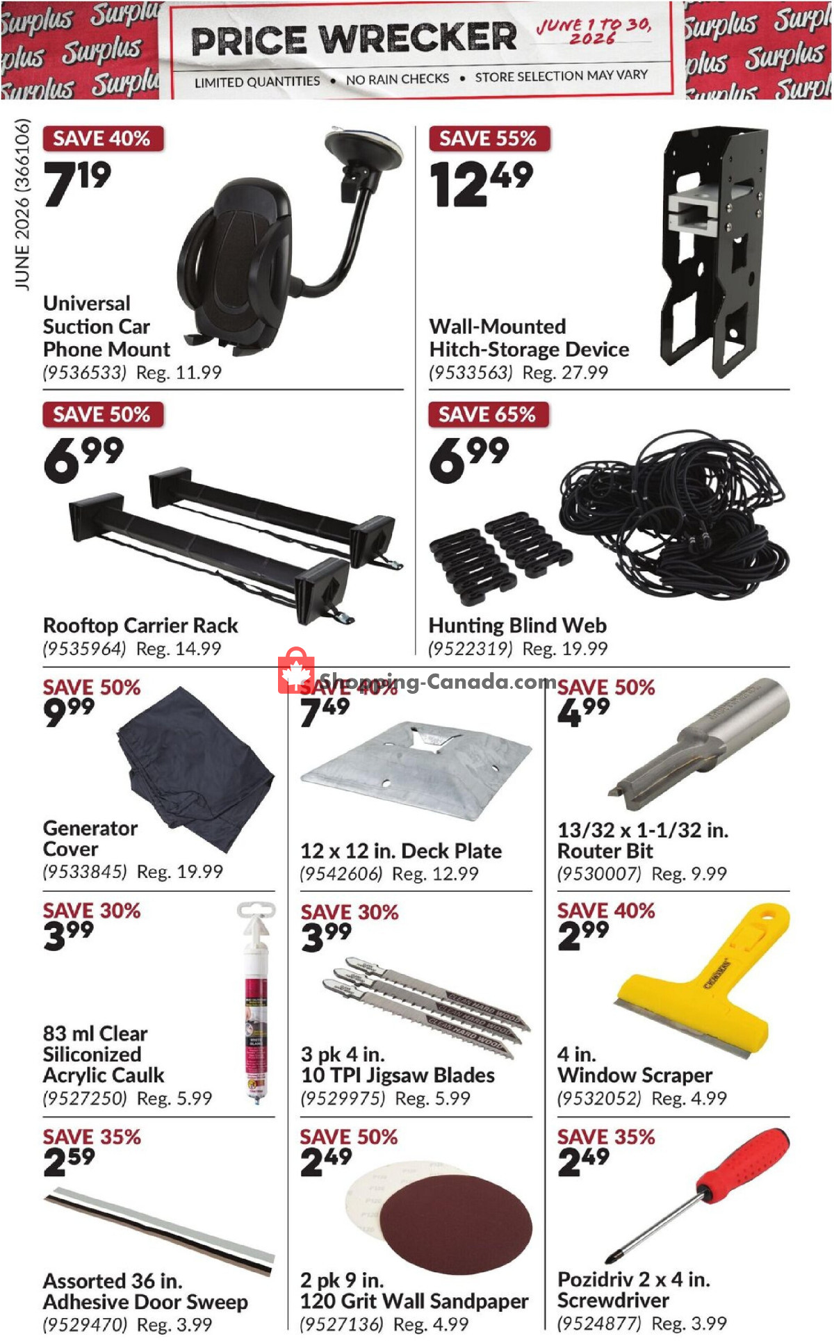 Princess Auto flyer from Monday June 1, 2026 to Tuesday June 30, 2026 - page 9