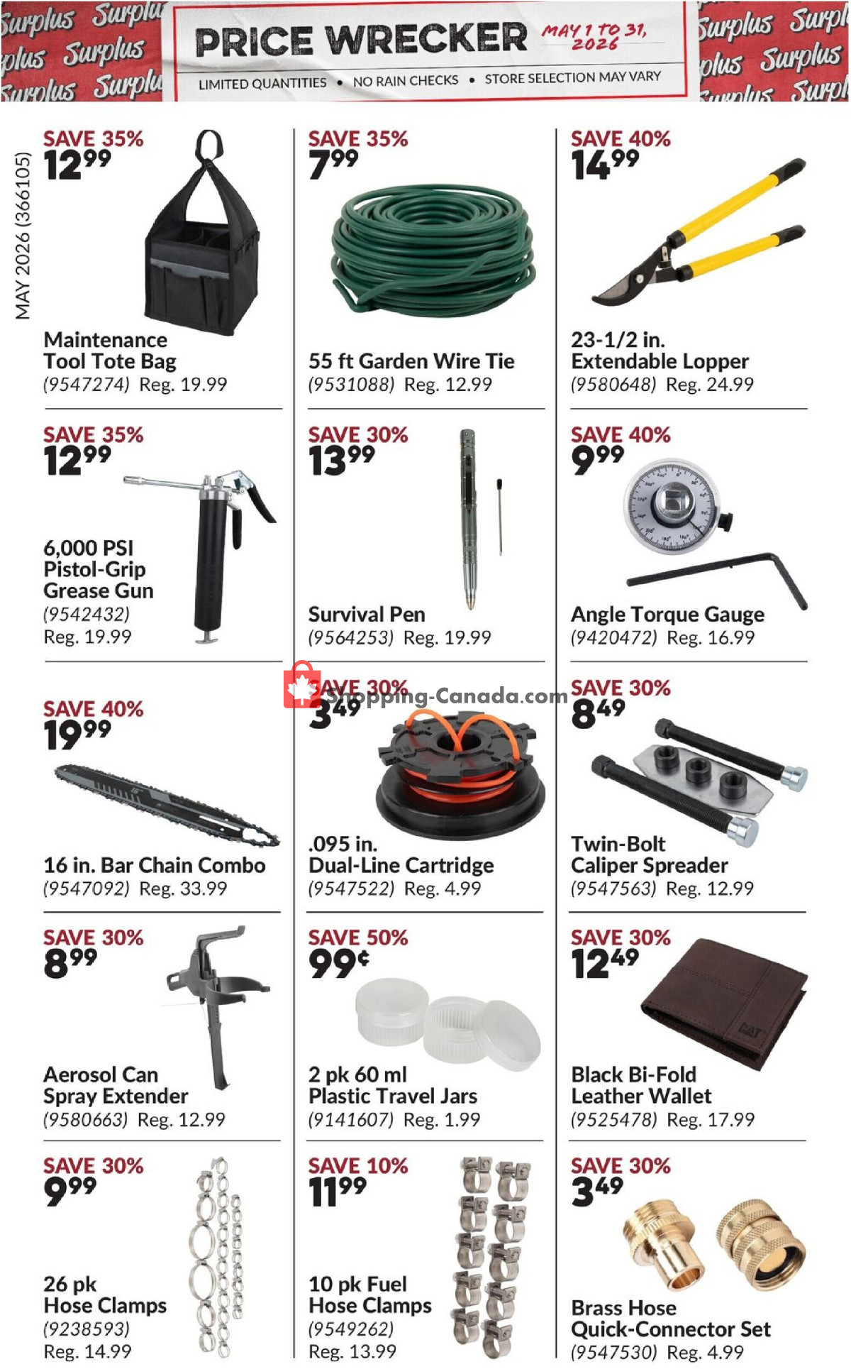 Princess Auto flyer from Friday May 1, 2026 to Sunday May 31, 2026 - page 14