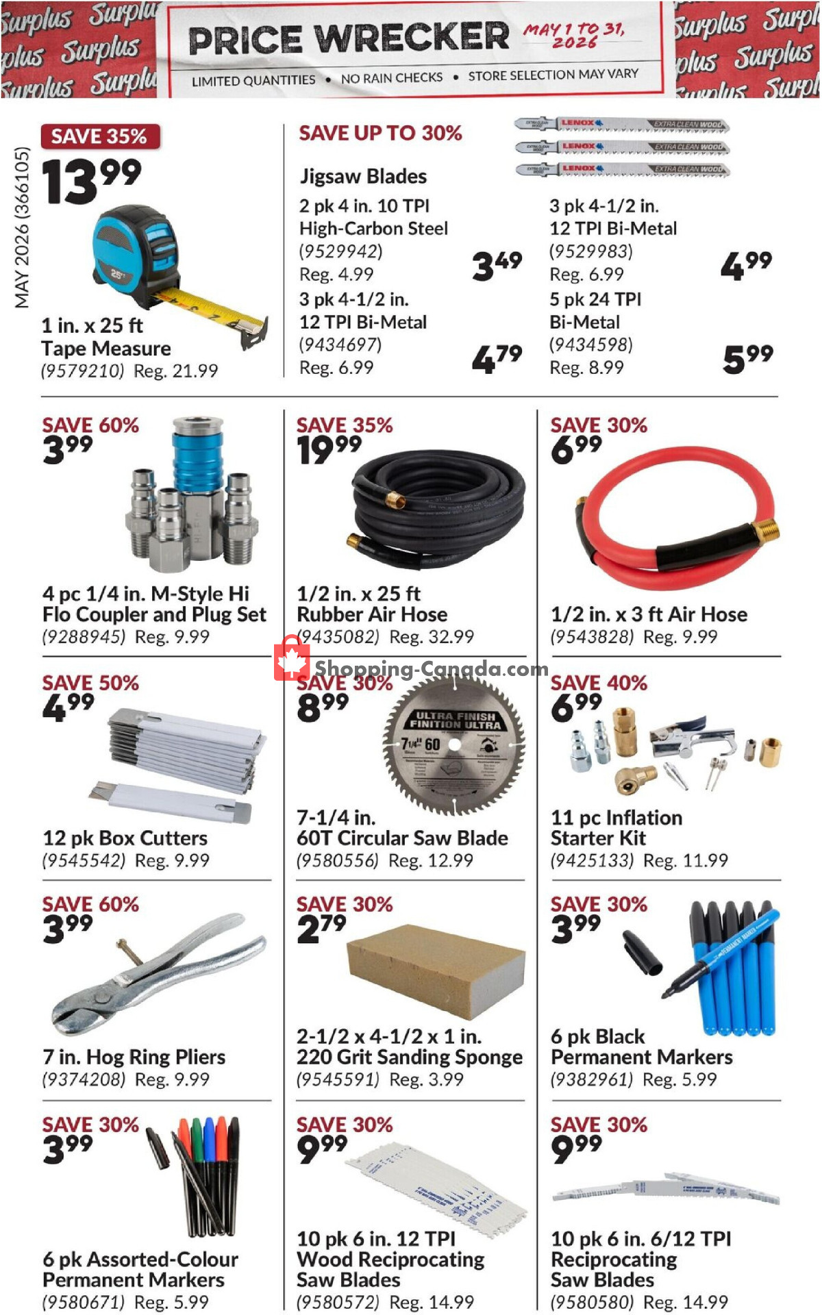 Princess Auto flyer from Friday May 1, 2026 to Sunday May 31, 2026 - page 18