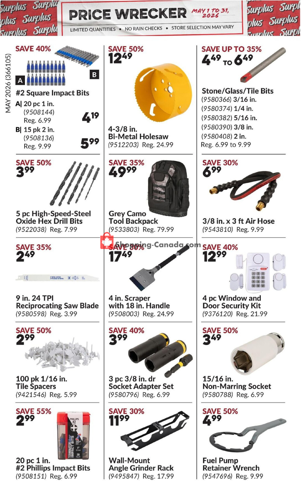 Princess Auto flyer from Friday May 1, 2026 to Sunday May 31, 2026 - page 19