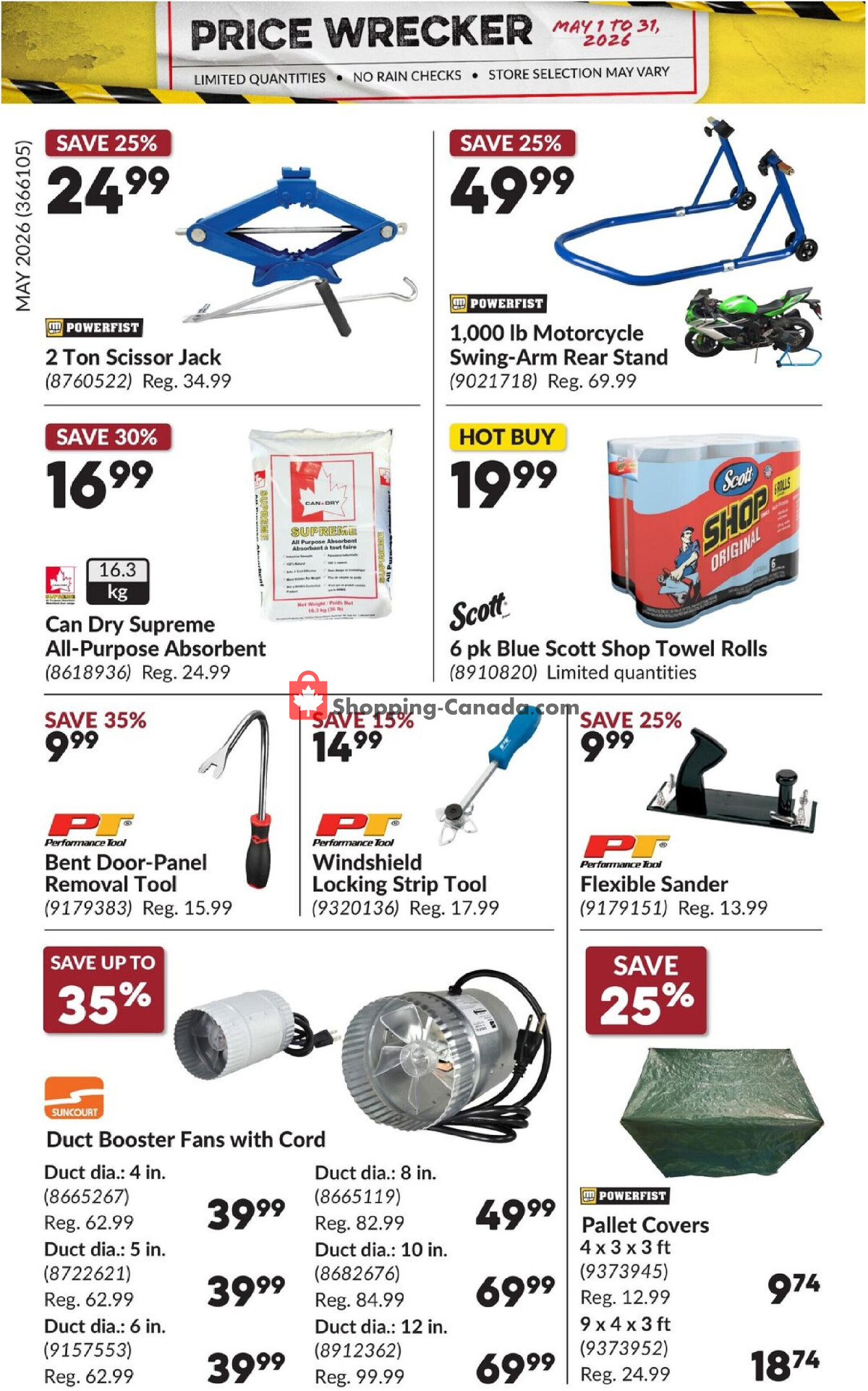 Princess Auto flyer from Friday May 1, 2026 to Sunday May 31, 2026 - page 27