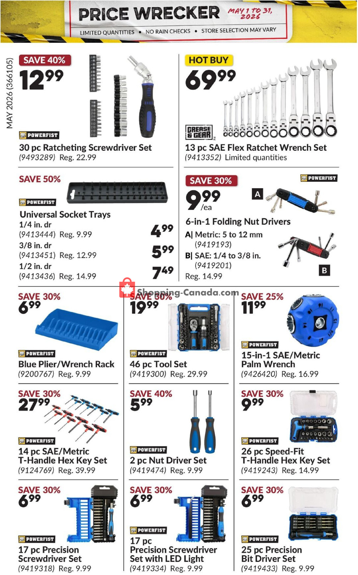 Princess Auto flyer from Friday May 1, 2026 to Sunday May 31, 2026 - page 29