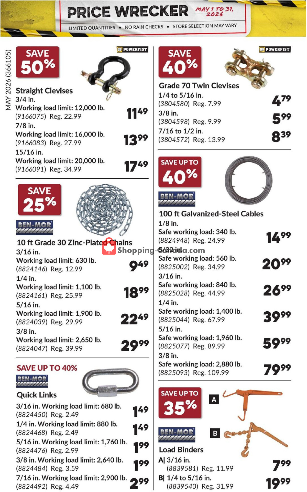 Princess Auto flyer from Friday May 1, 2026 to Sunday May 31, 2026 - page 30