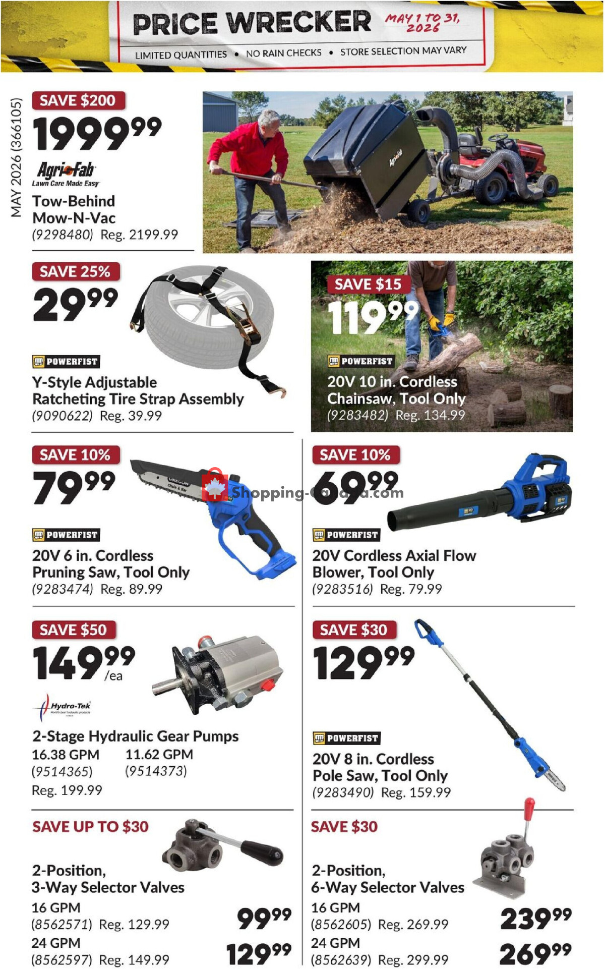 Princess Auto flyer from Friday May 1, 2026 to Sunday May 31, 2026 - page 38