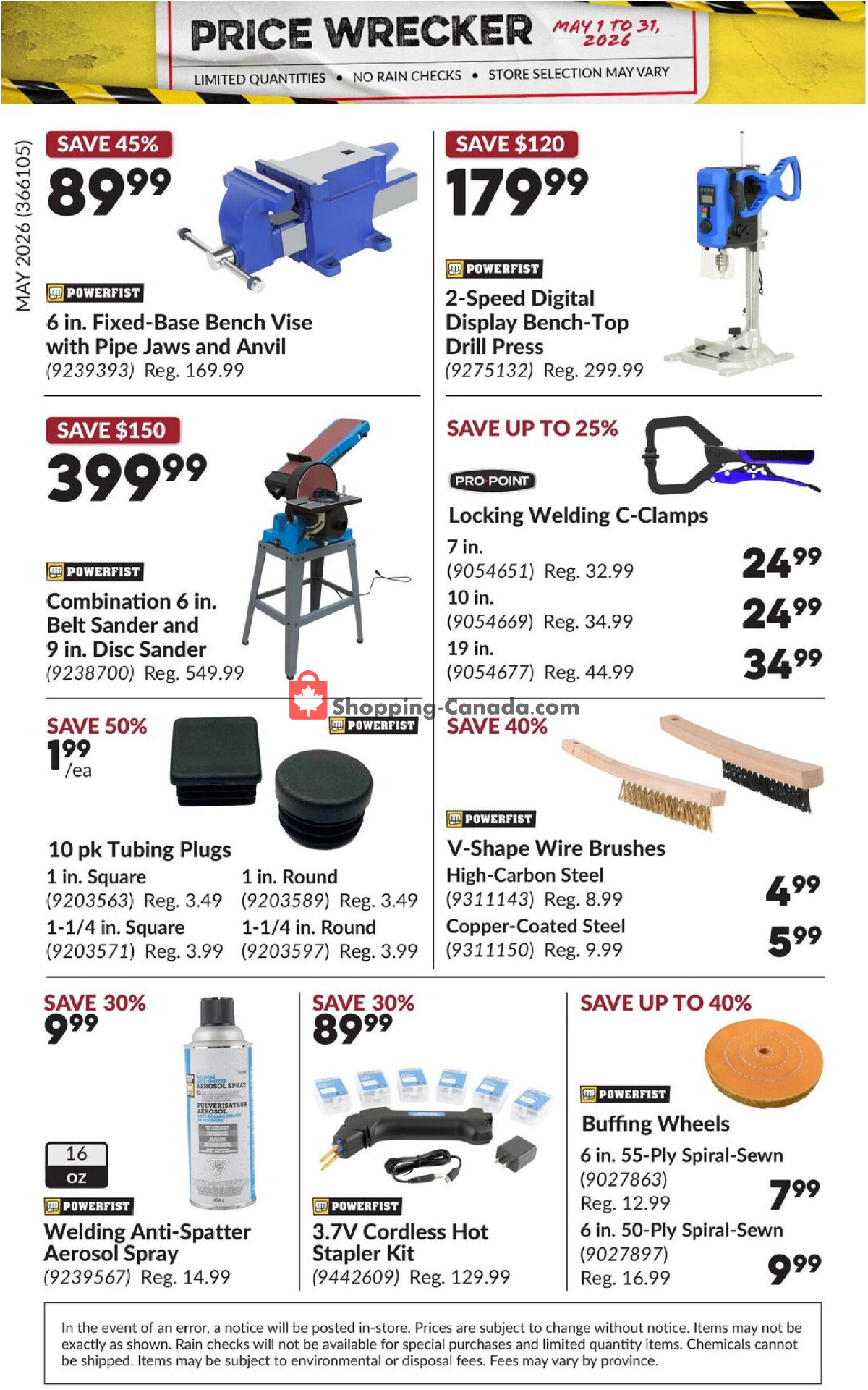 Princess Auto flyer from Friday May 1, 2026 to Sunday May 31, 2026 - page 39