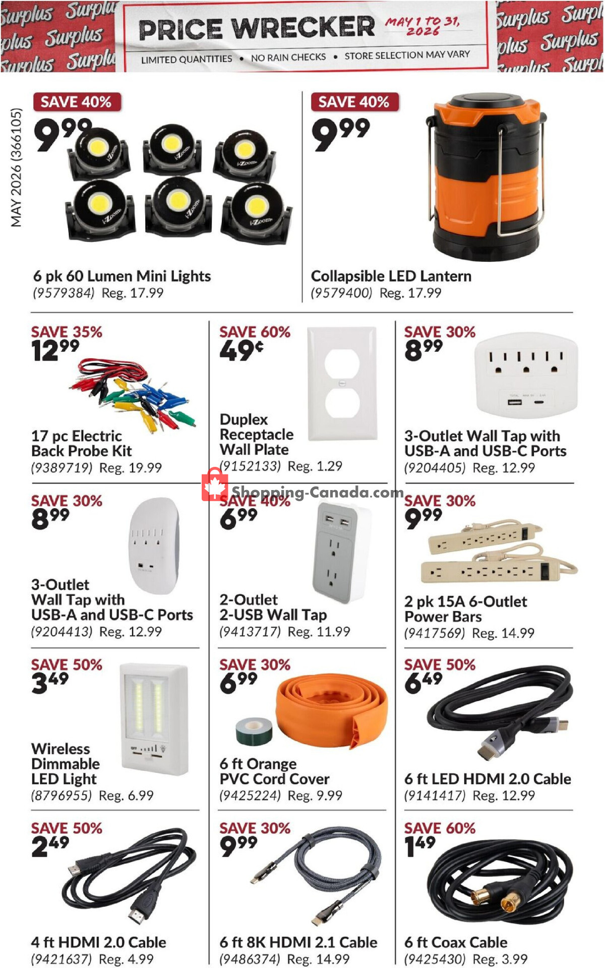 Princess Auto flyer from Friday May 1, 2026 to Sunday May 31, 2026 - page 5