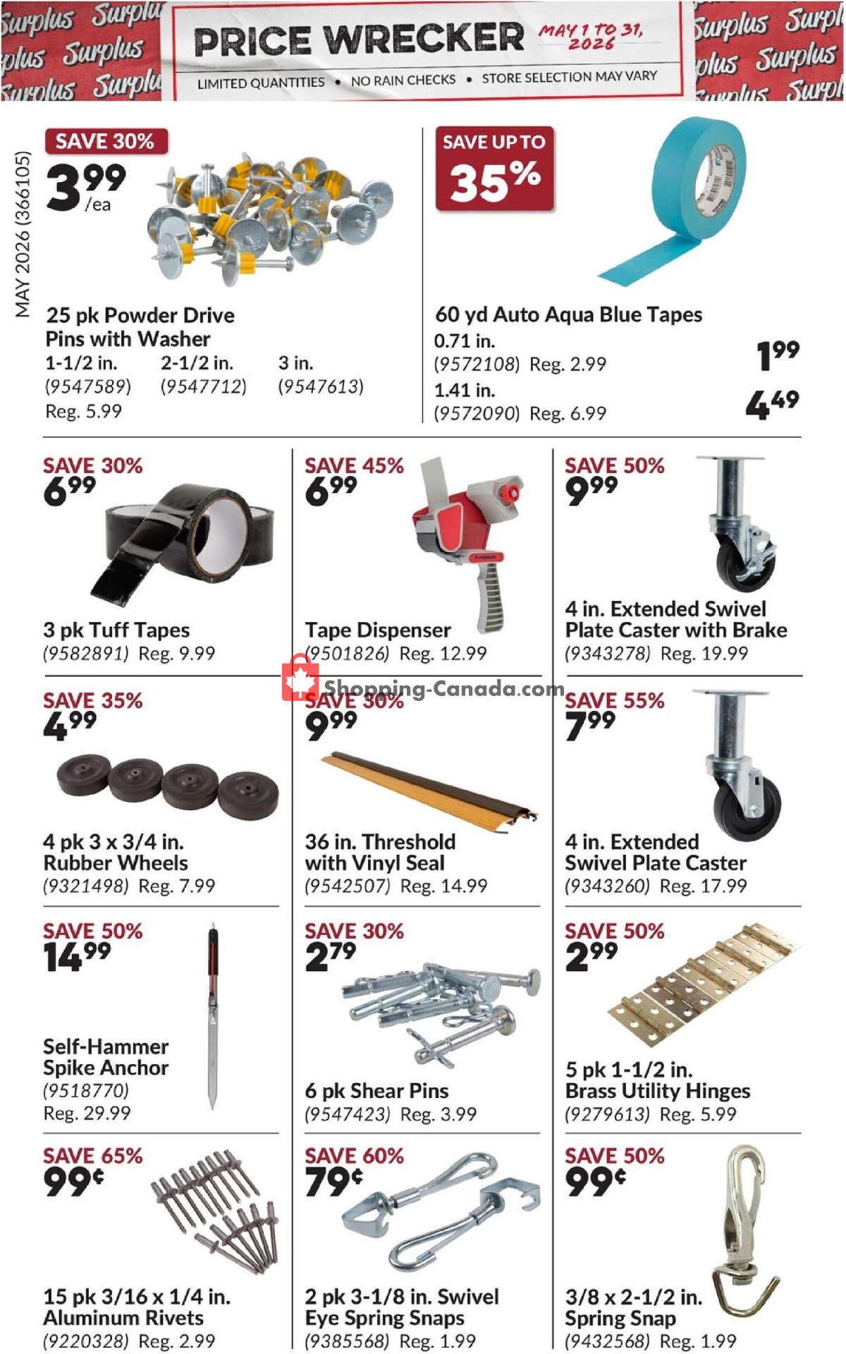 Princess Auto flyer from Friday May 1, 2026 to Sunday May 31, 2026 - page 8