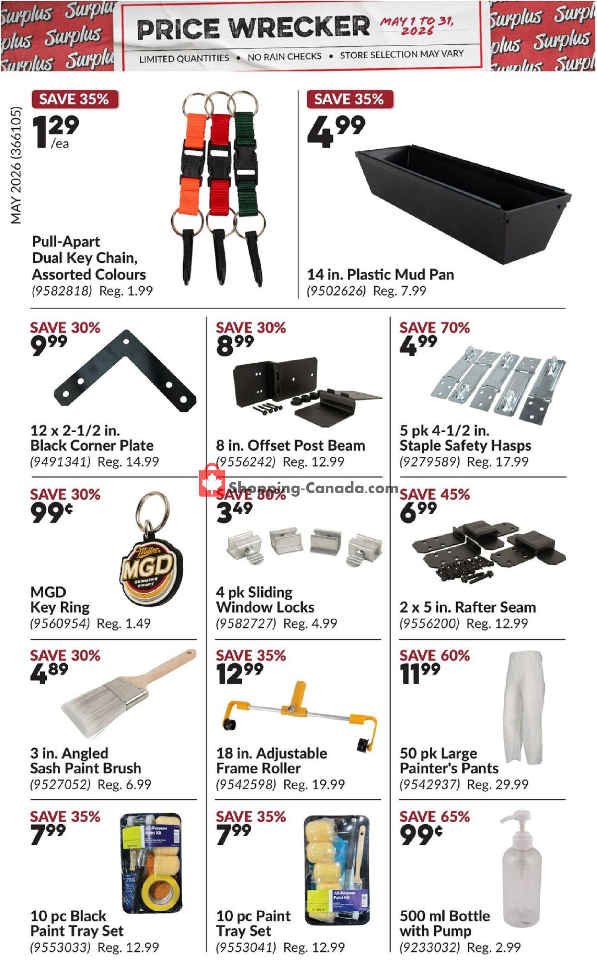 Princess Auto flyer from Friday May 1, 2026 to Sunday May 31, 2026 - page 9