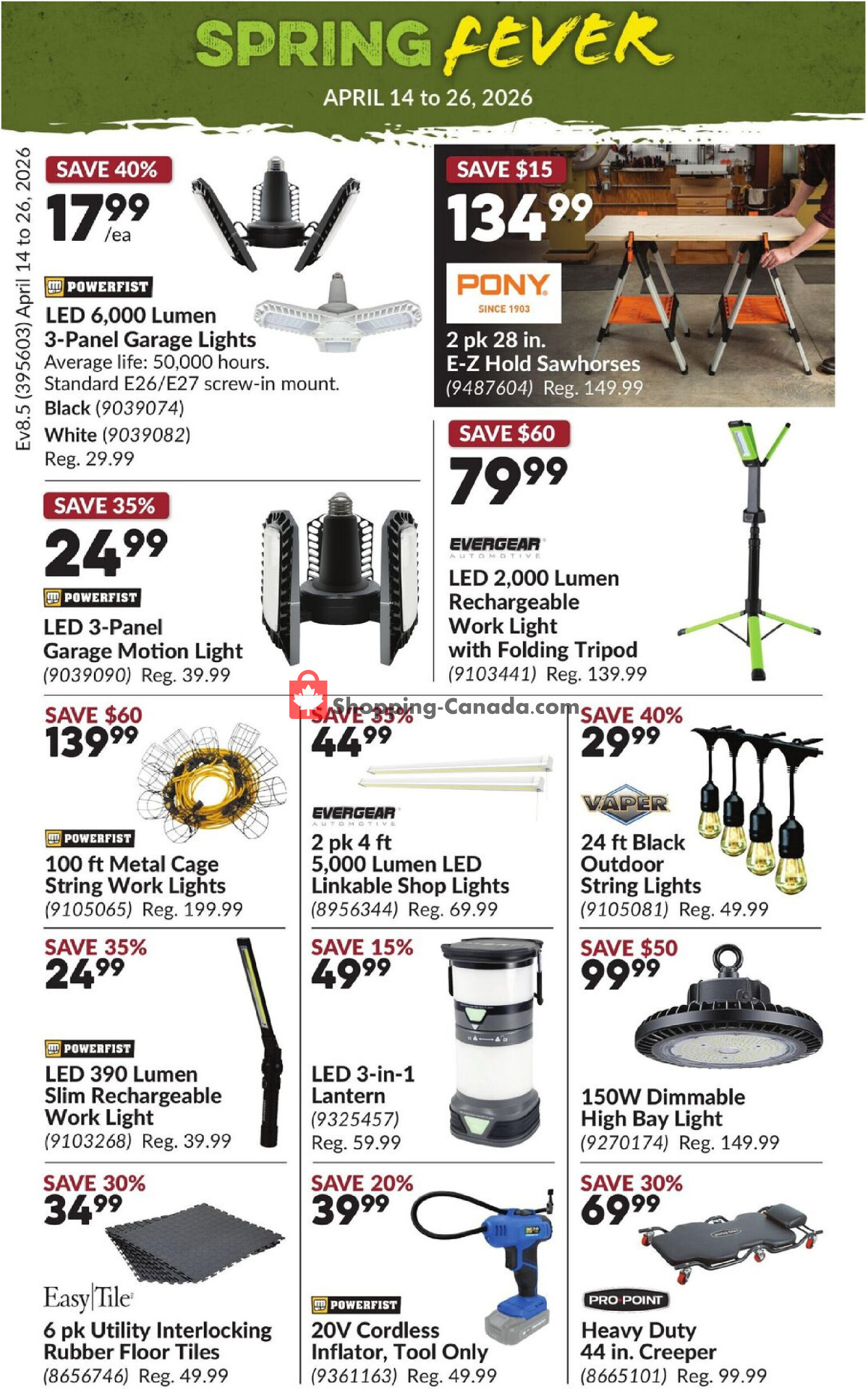 Princess Auto flyer from Tuesday April 14, 2026 to Sunday April 26, 2026 - page 15