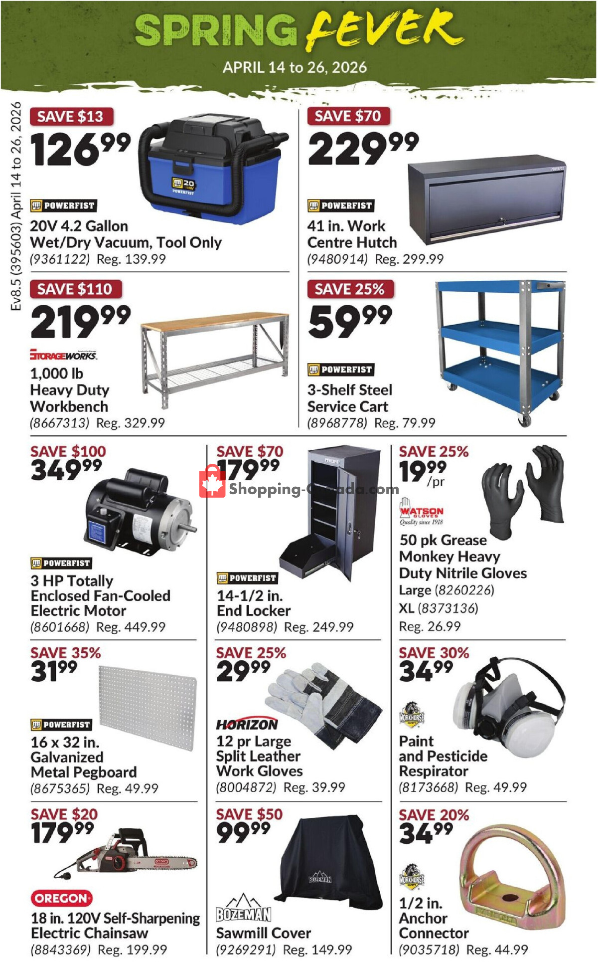 Princess Auto flyer from Tuesday April 14, 2026 to Sunday April 26, 2026 - page 16