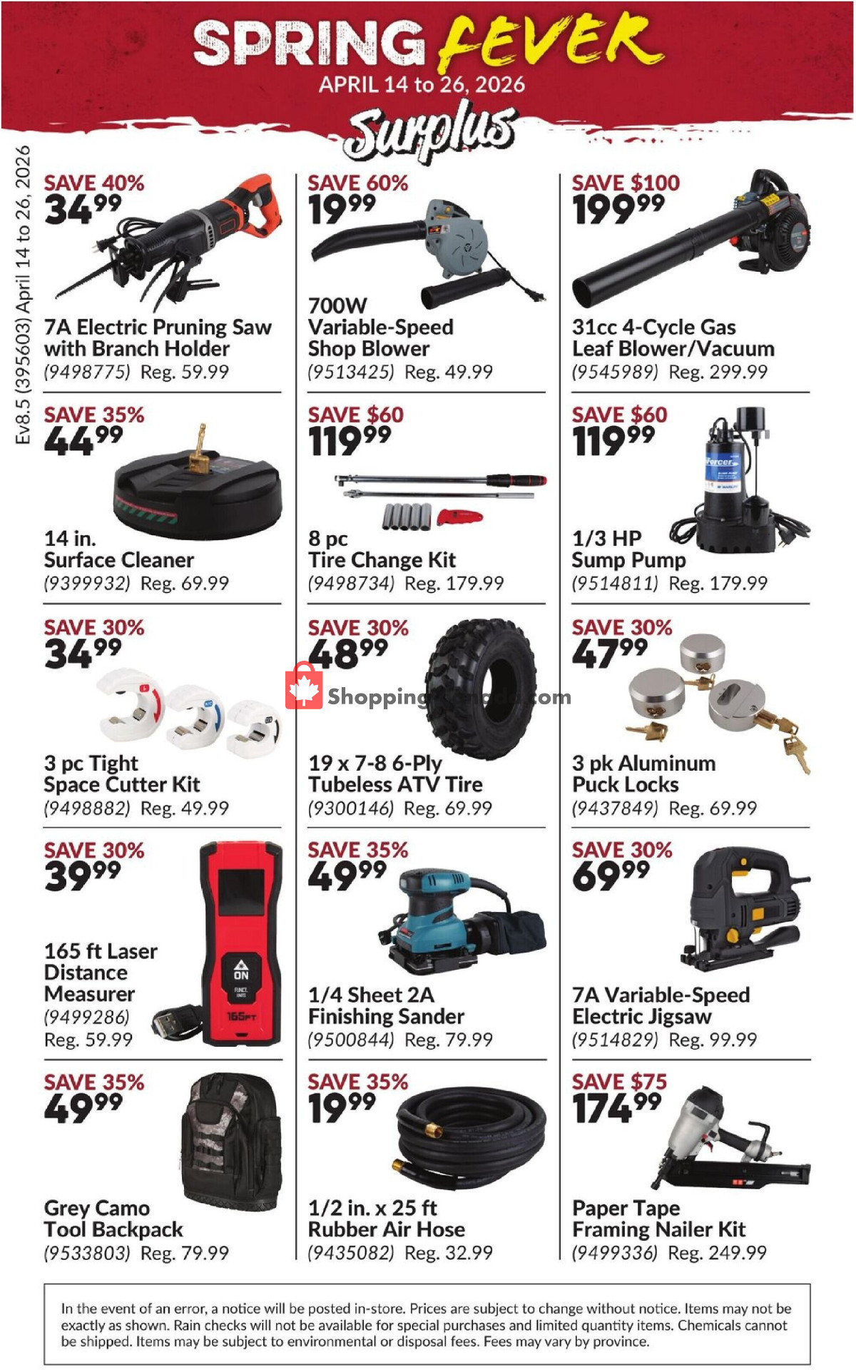 Princess Auto flyer from Tuesday April 14, 2026 to Sunday April 26, 2026 - page 24