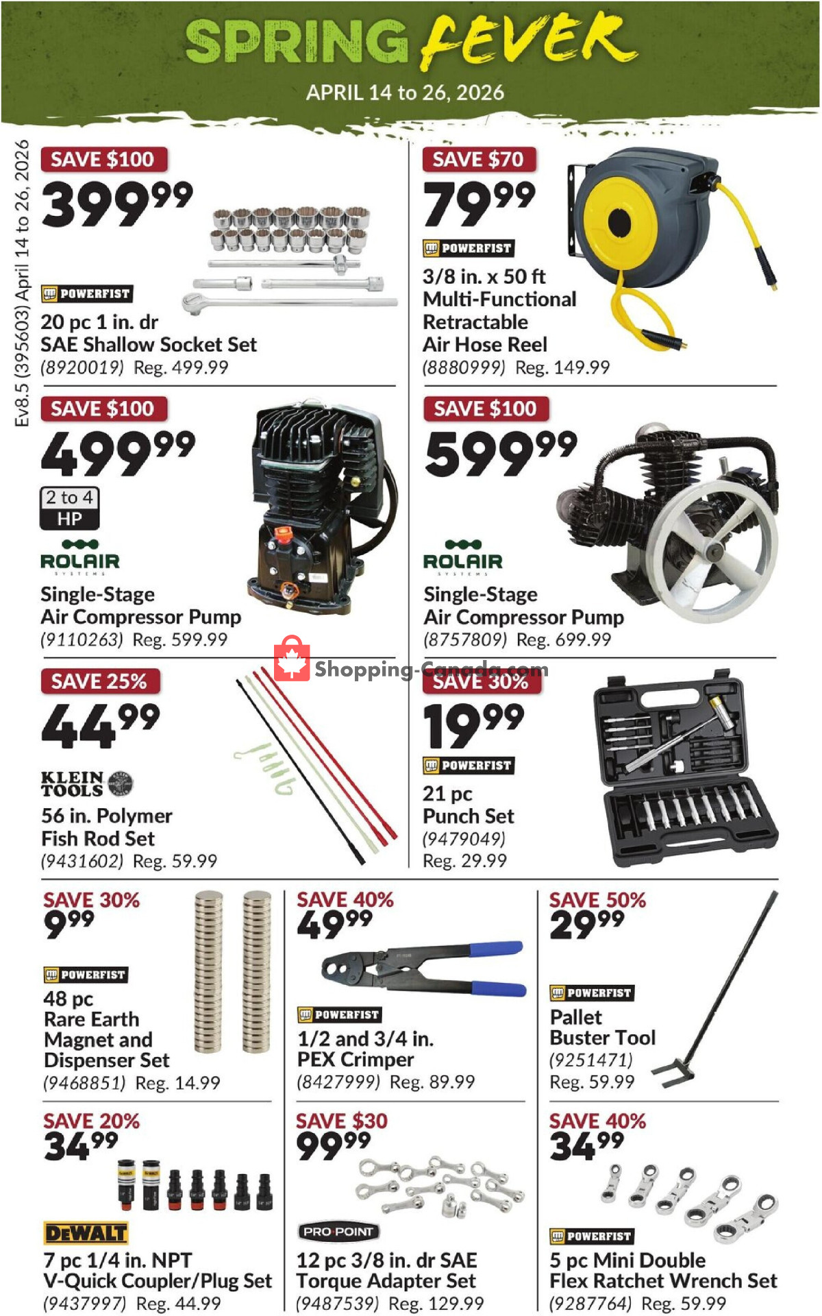 Princess Auto flyer from Tuesday April 14, 2026 to Sunday April 26, 2026 - page 9