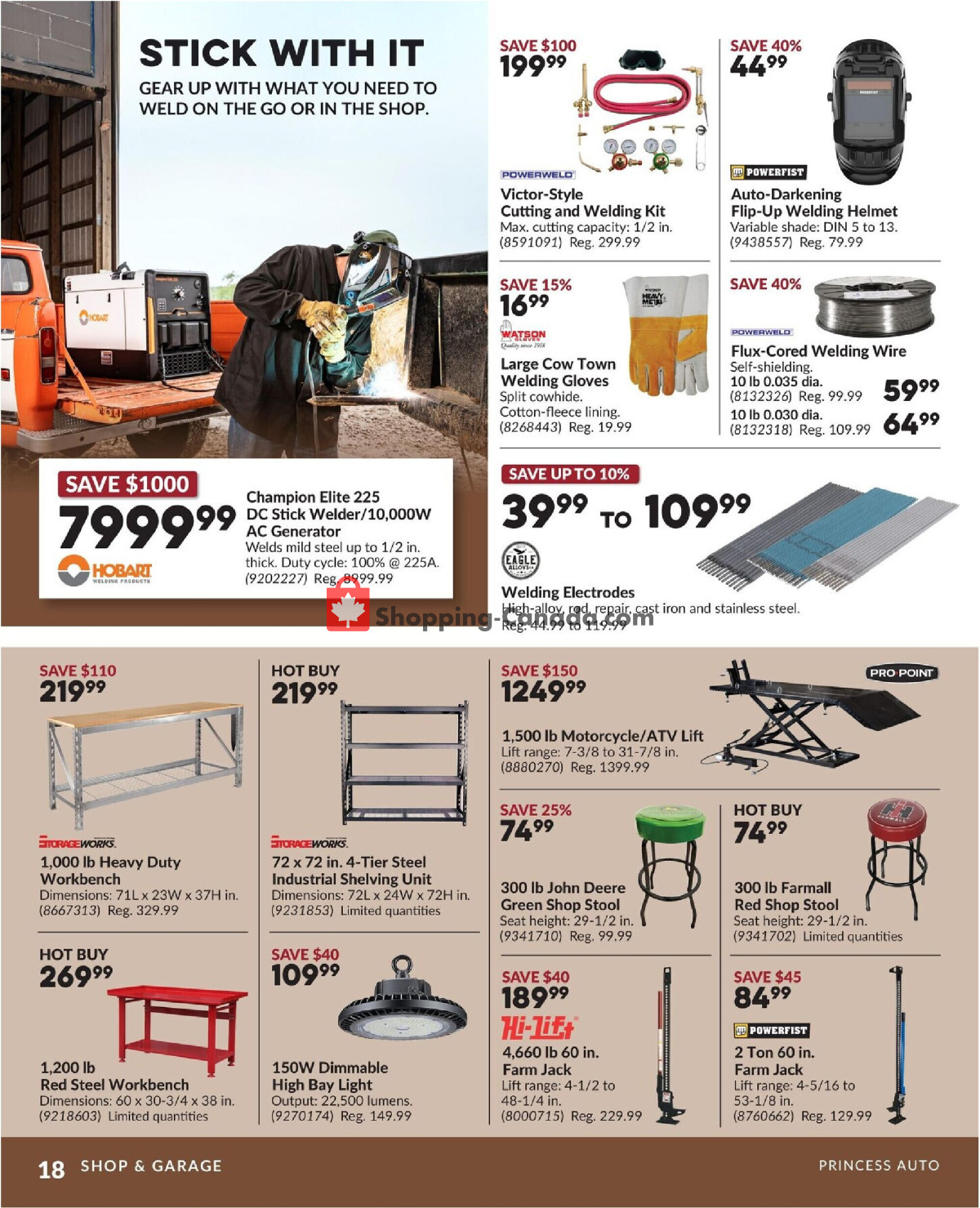 Princess Auto flyer from Monday April 27, 2026 to Sunday May 10, 2026 - page 18