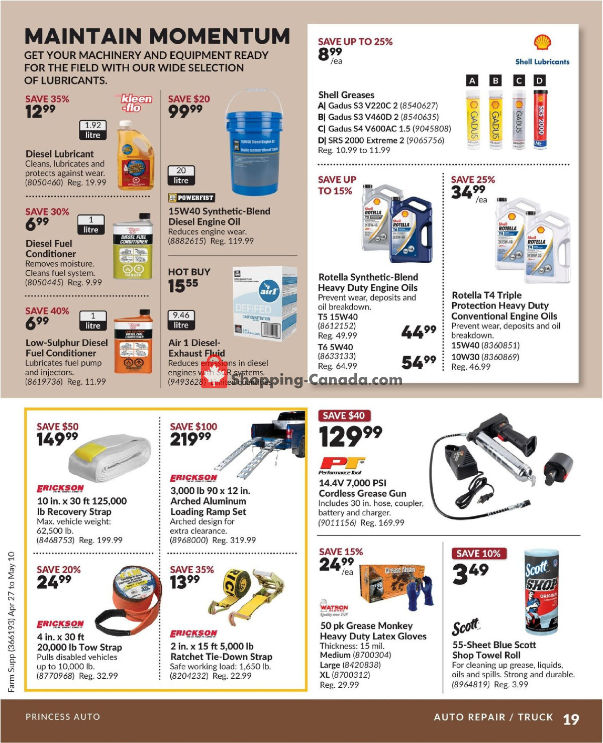 Princess Auto flyer from Monday April 27, 2026 to Sunday May 10, 2026 - page 19