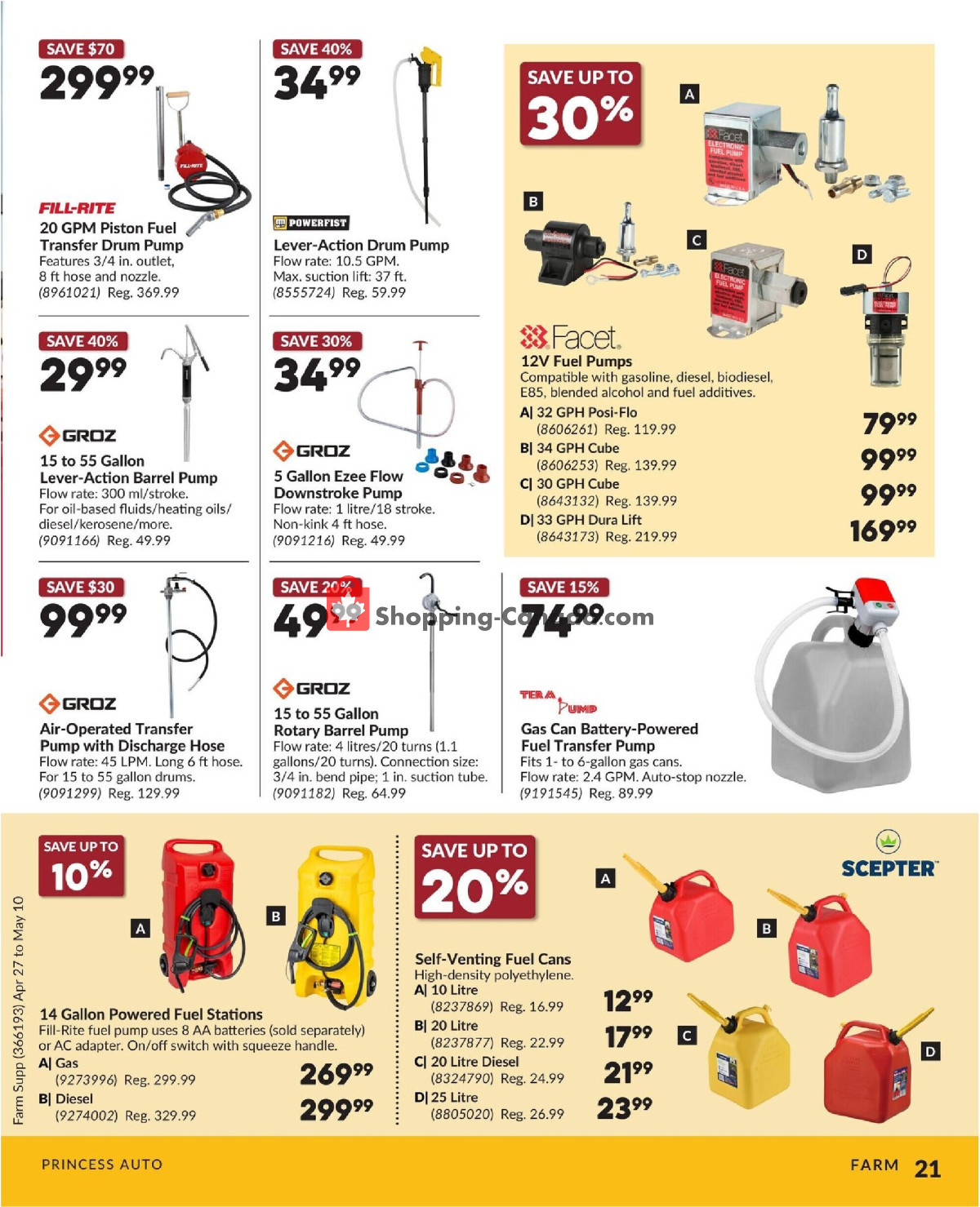 Princess Auto flyer from Monday April 27, 2026 to Sunday May 10, 2026 - page 21