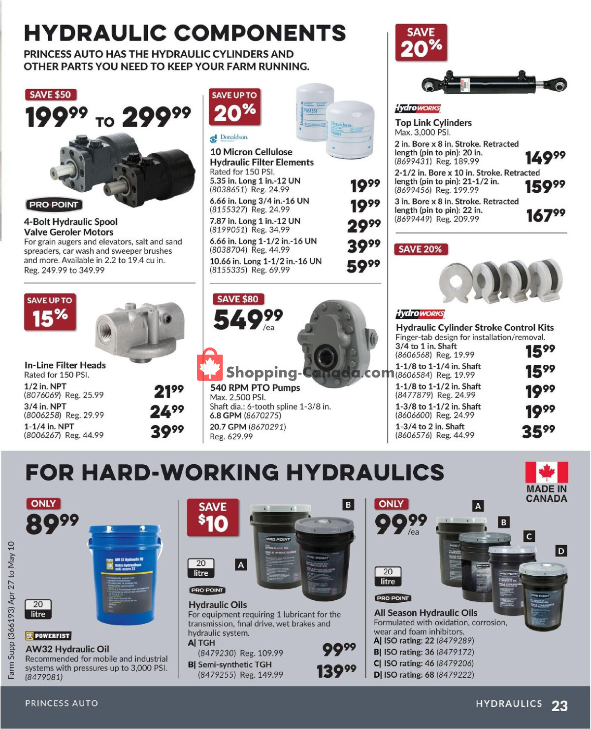 Princess Auto flyer from Monday April 27, 2026 to Sunday May 10, 2026 - page 23