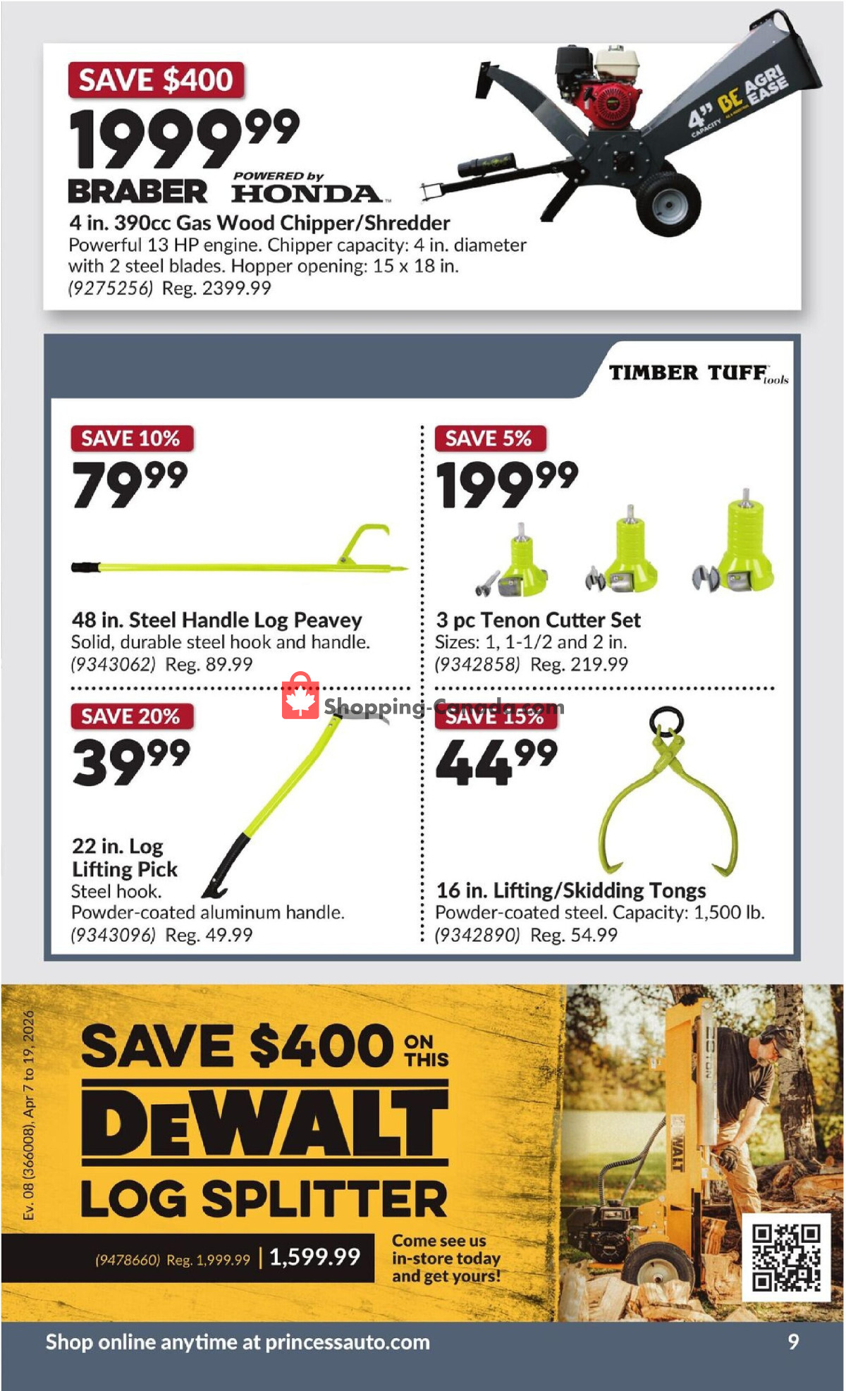 Princess Auto flyer from Tuesday April 7, 2026 to Sunday April 19, 2026 - page 15