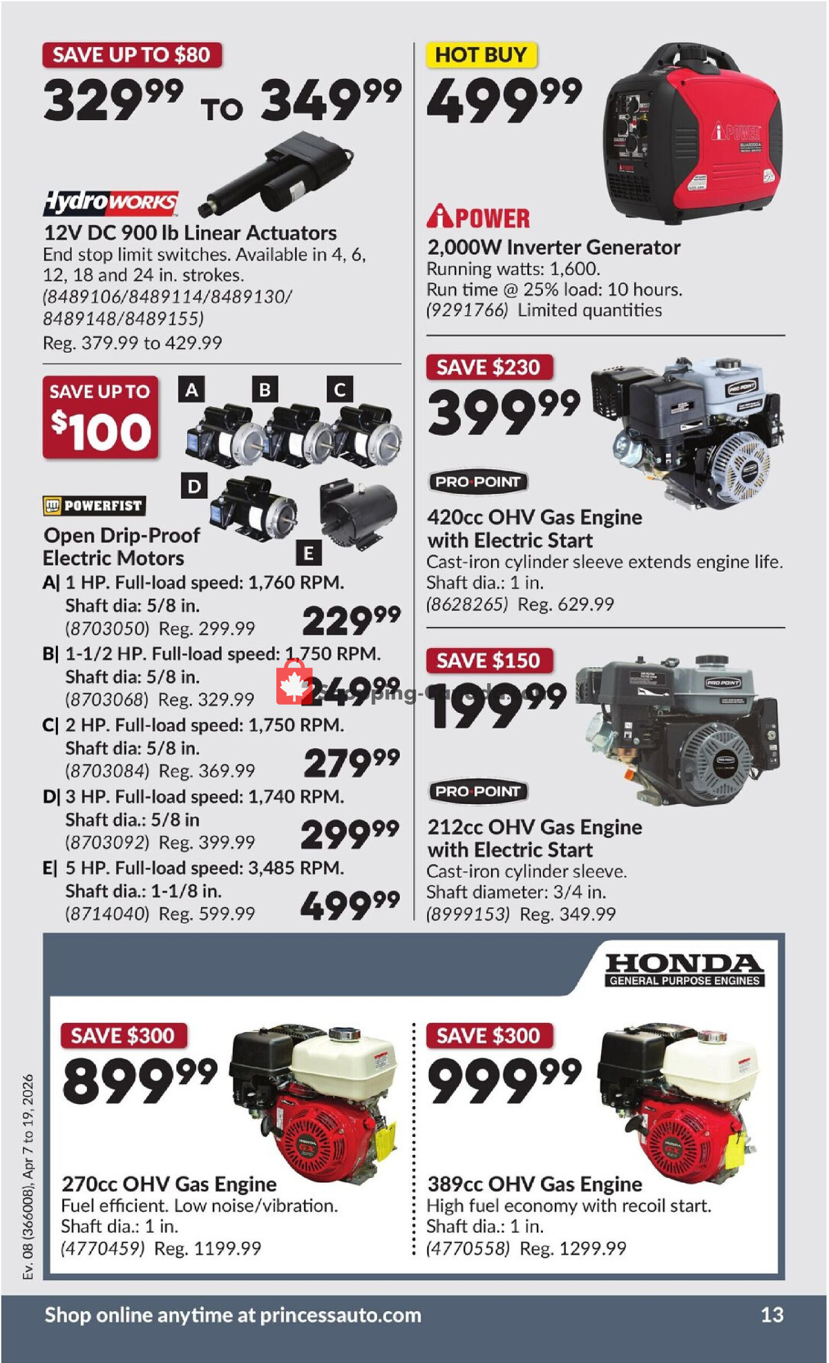 Princess Auto flyer from Tuesday April 7, 2026 to Sunday April 19, 2026 - page 19