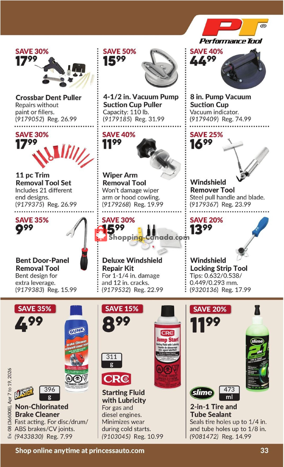 Princess Auto flyer from Tuesday April 7, 2026 to Sunday April 19, 2026 - page 39