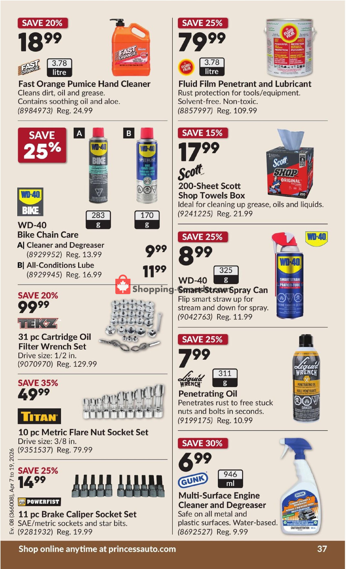 Princess Auto flyer from Tuesday April 7, 2026 to Sunday April 19, 2026 - page 43