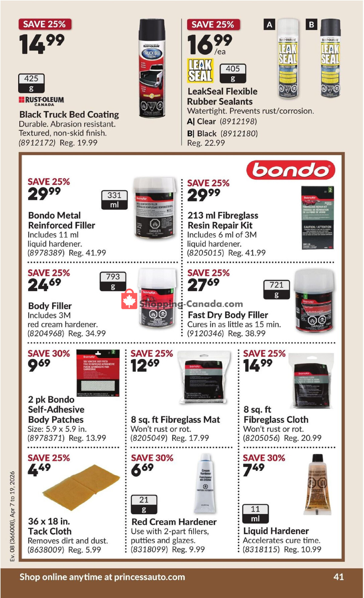 Princess Auto flyer from Tuesday April 7, 2026 to Sunday April 19, 2026 - page 47