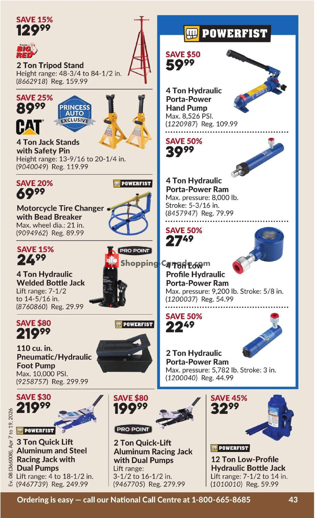 Princess Auto flyer from Tuesday April 7, 2026 to Sunday April 19, 2026 - page 49