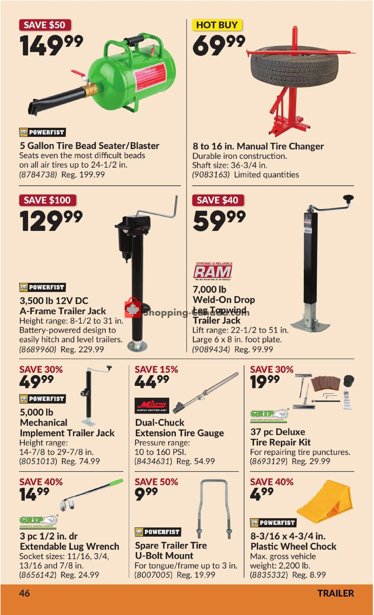 Princess Auto flyer from Tuesday April 7, 2026 to Sunday April 19, 2026 - page 52