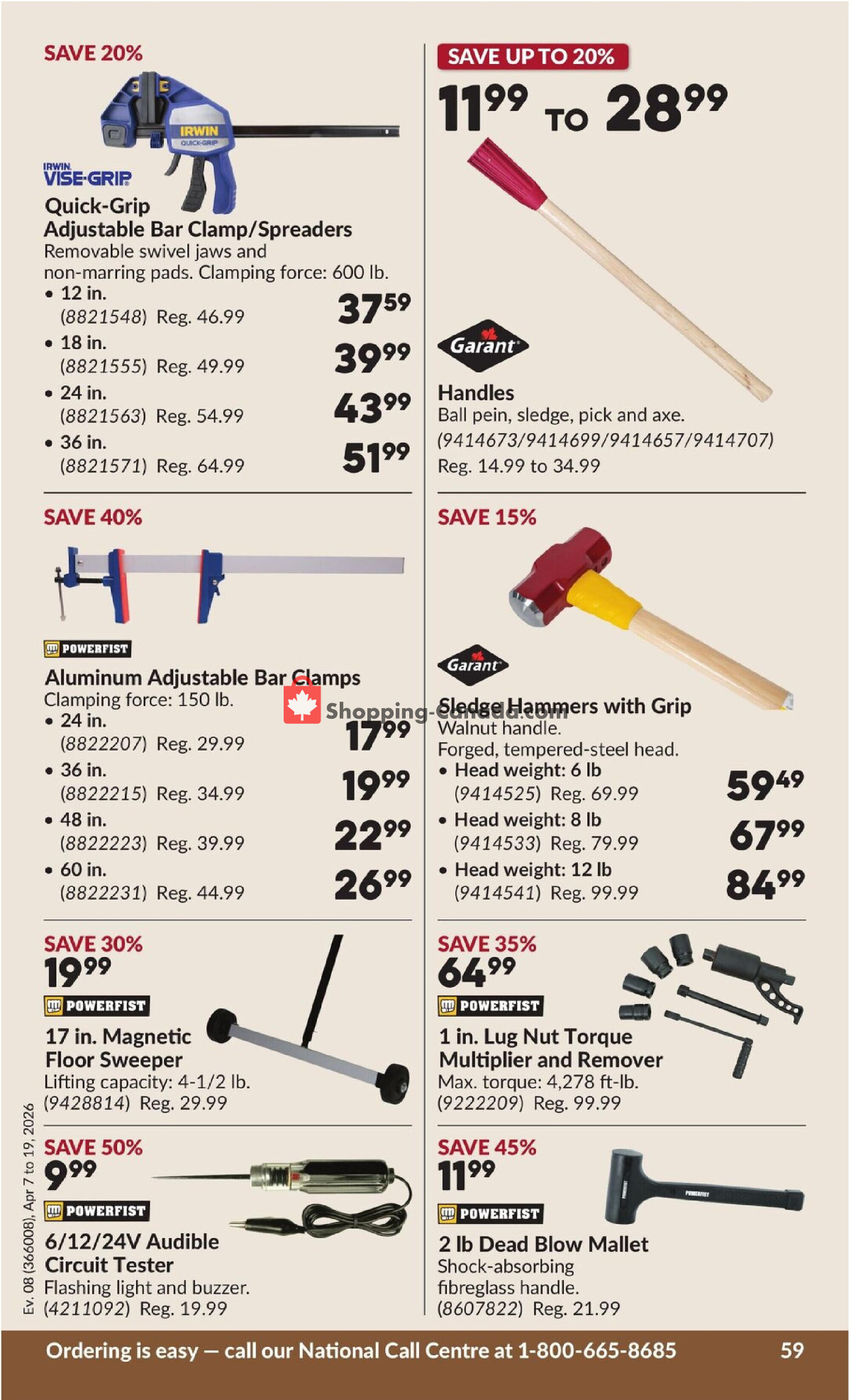 Princess Auto flyer from Tuesday April 7, 2026 to Sunday April 19, 2026 - page 65