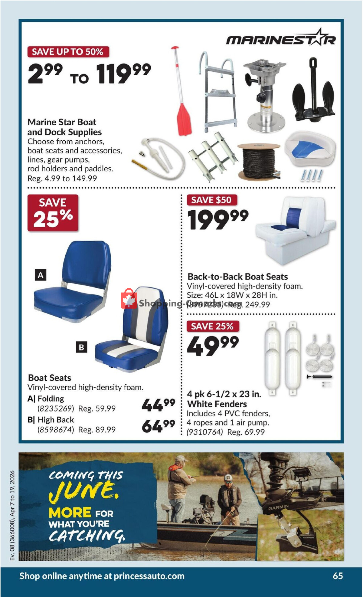 Princess Auto flyer from Tuesday April 7, 2026 to Sunday April 19, 2026 - page 72