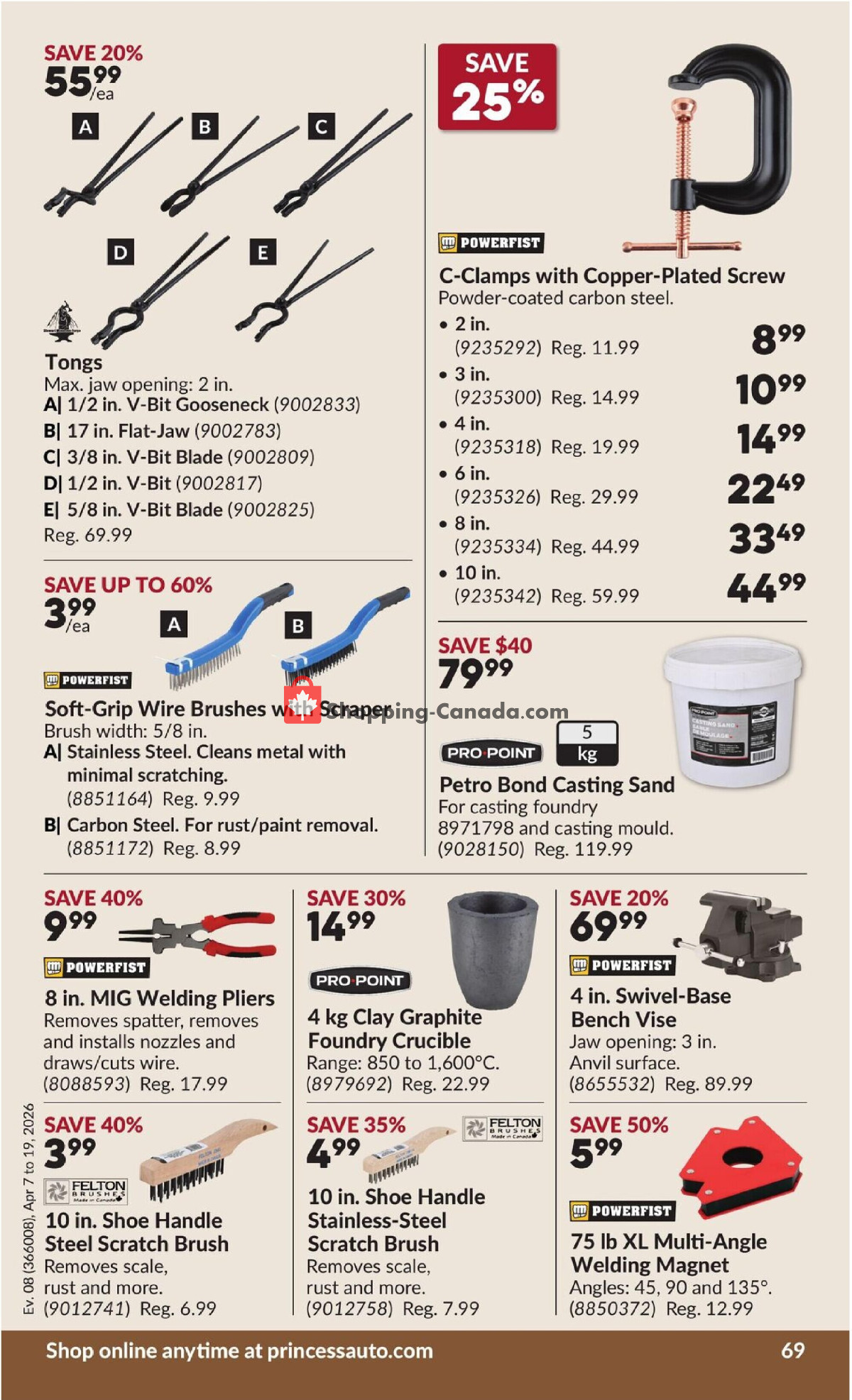 Princess Auto flyer from Tuesday April 7, 2026 to Sunday April 19, 2026 - page 76