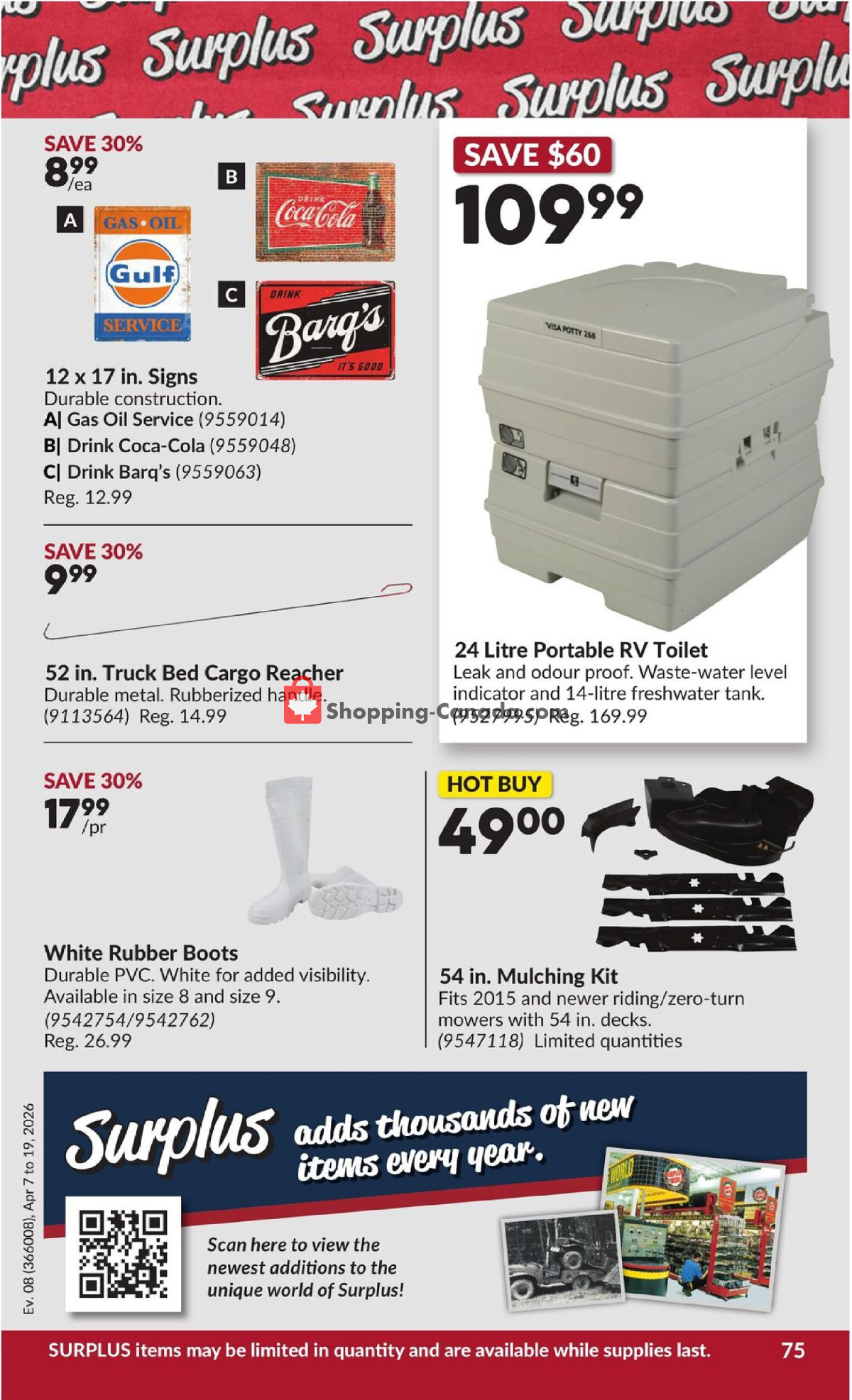 Princess Auto flyer from Tuesday April 7, 2026 to Sunday April 19, 2026 - page 82