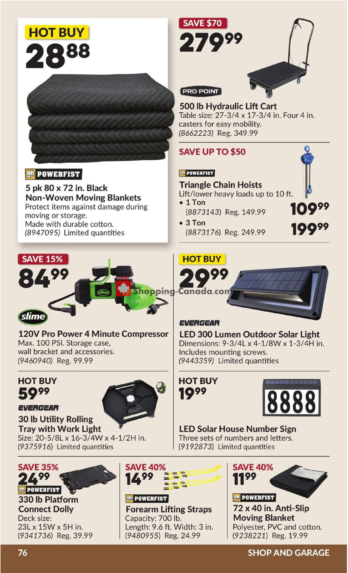 Princess Auto flyer from Tuesday April 7, 2026 to Sunday April 19, 2026 - page 83