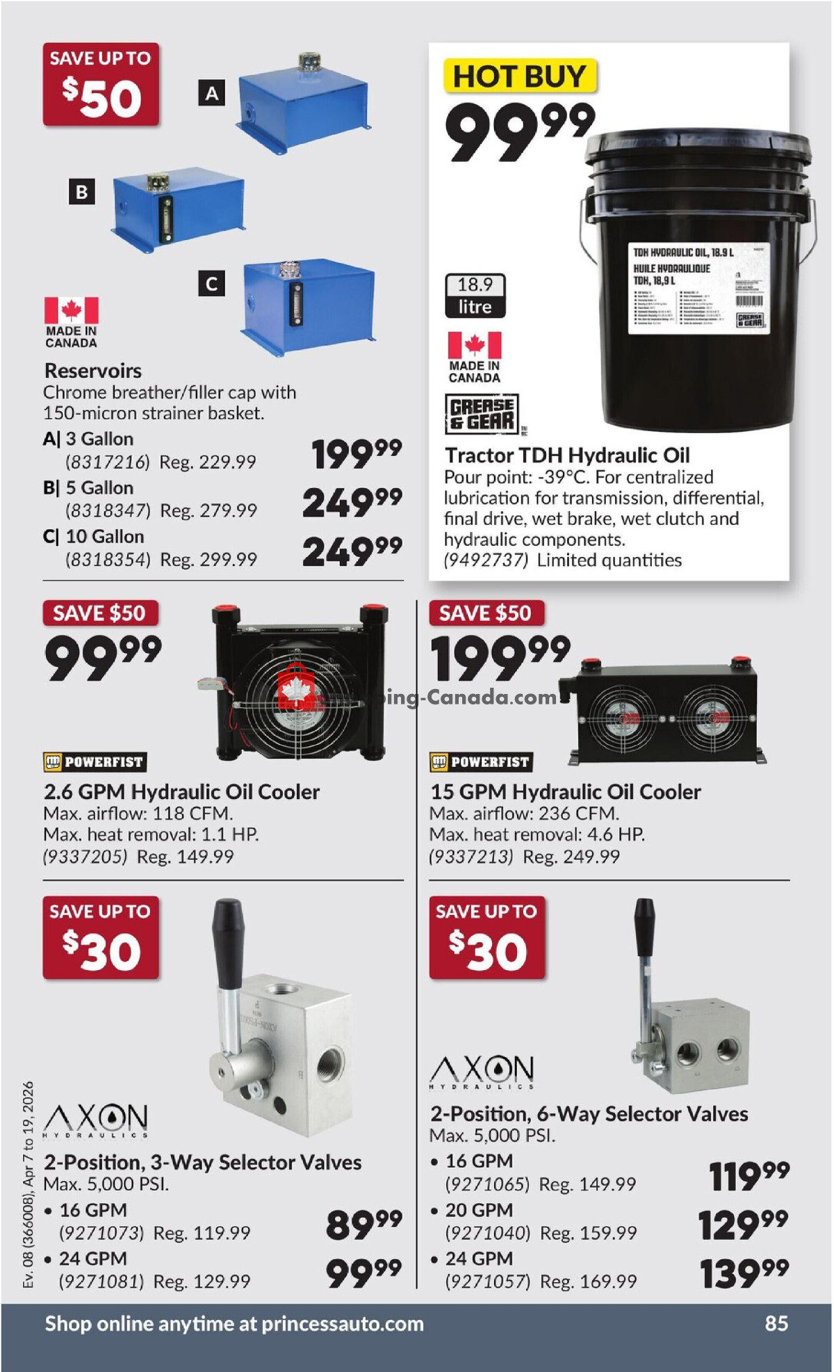 Princess Auto flyer from Tuesday April 7, 2026 to Sunday April 19, 2026 - page 92