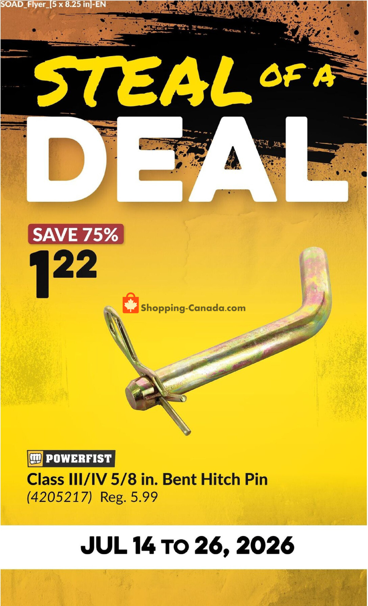 Princess Auto flyer from Tuesday July 14, 2026 to Sunday July 26, 2026 - page 14