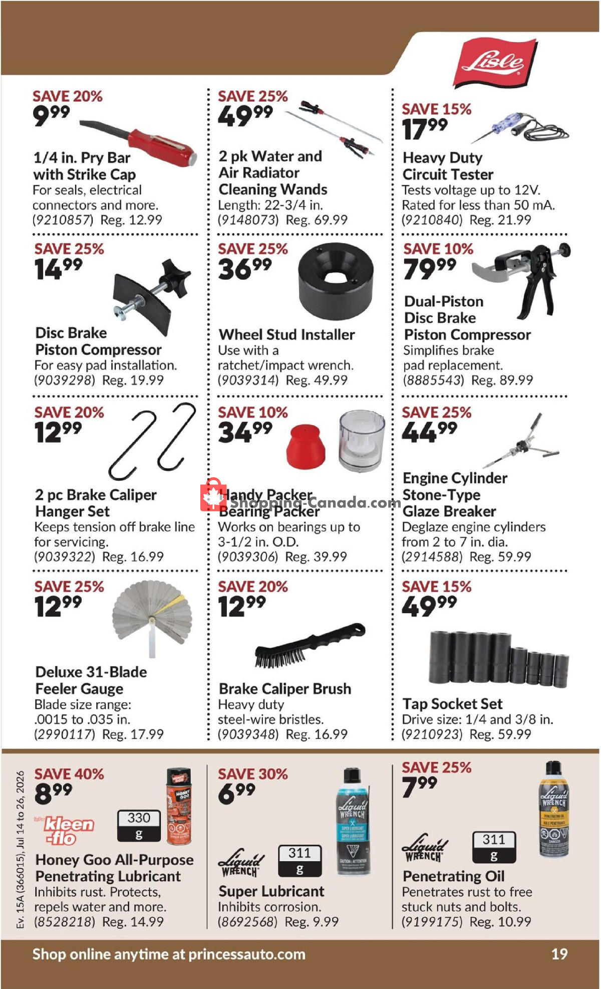 Princess Auto flyer from Tuesday July 14, 2026 to Sunday July 26, 2026 - page 26