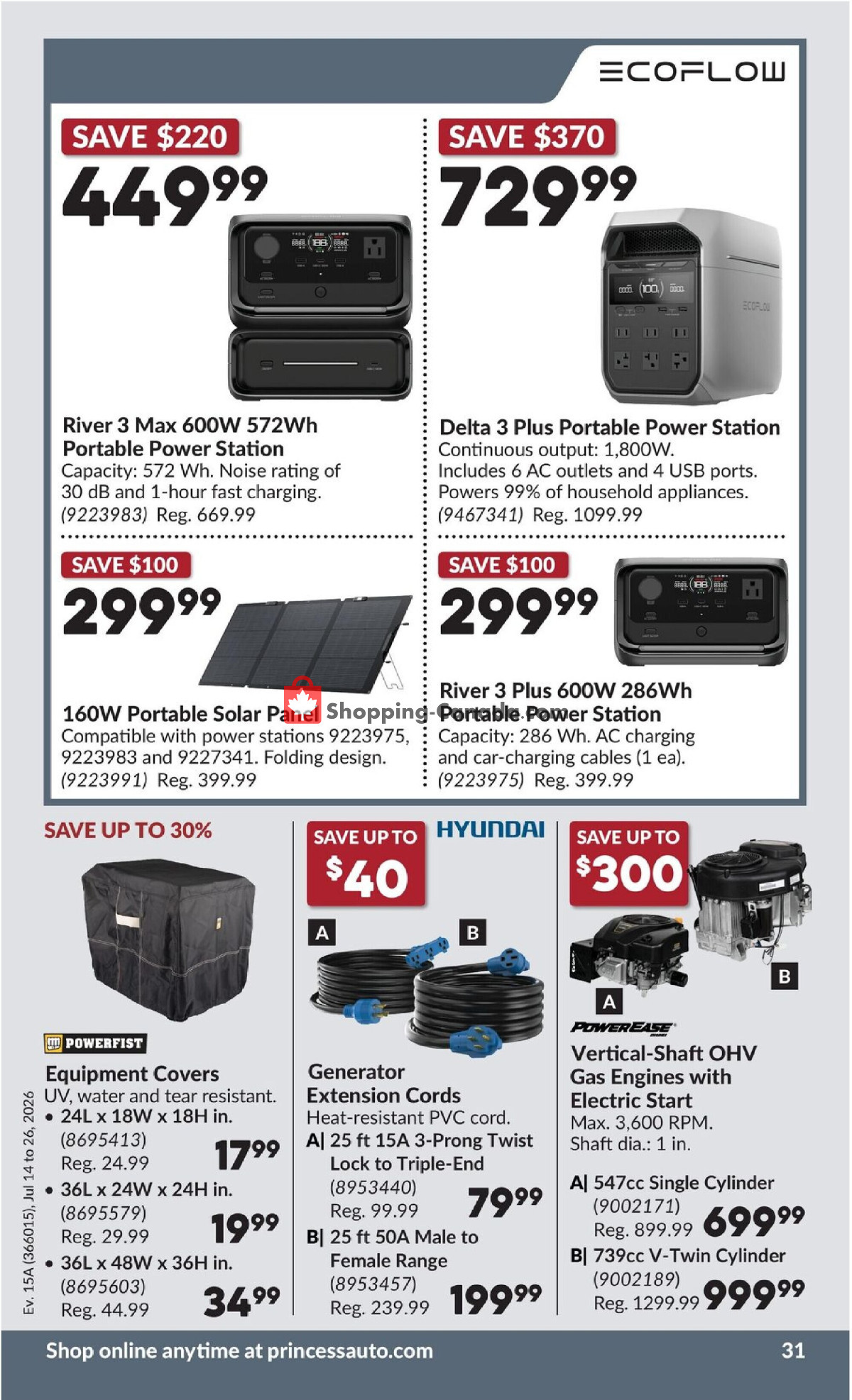 Princess Auto flyer from Tuesday July 14, 2026 to Sunday July 26, 2026 - page 38
