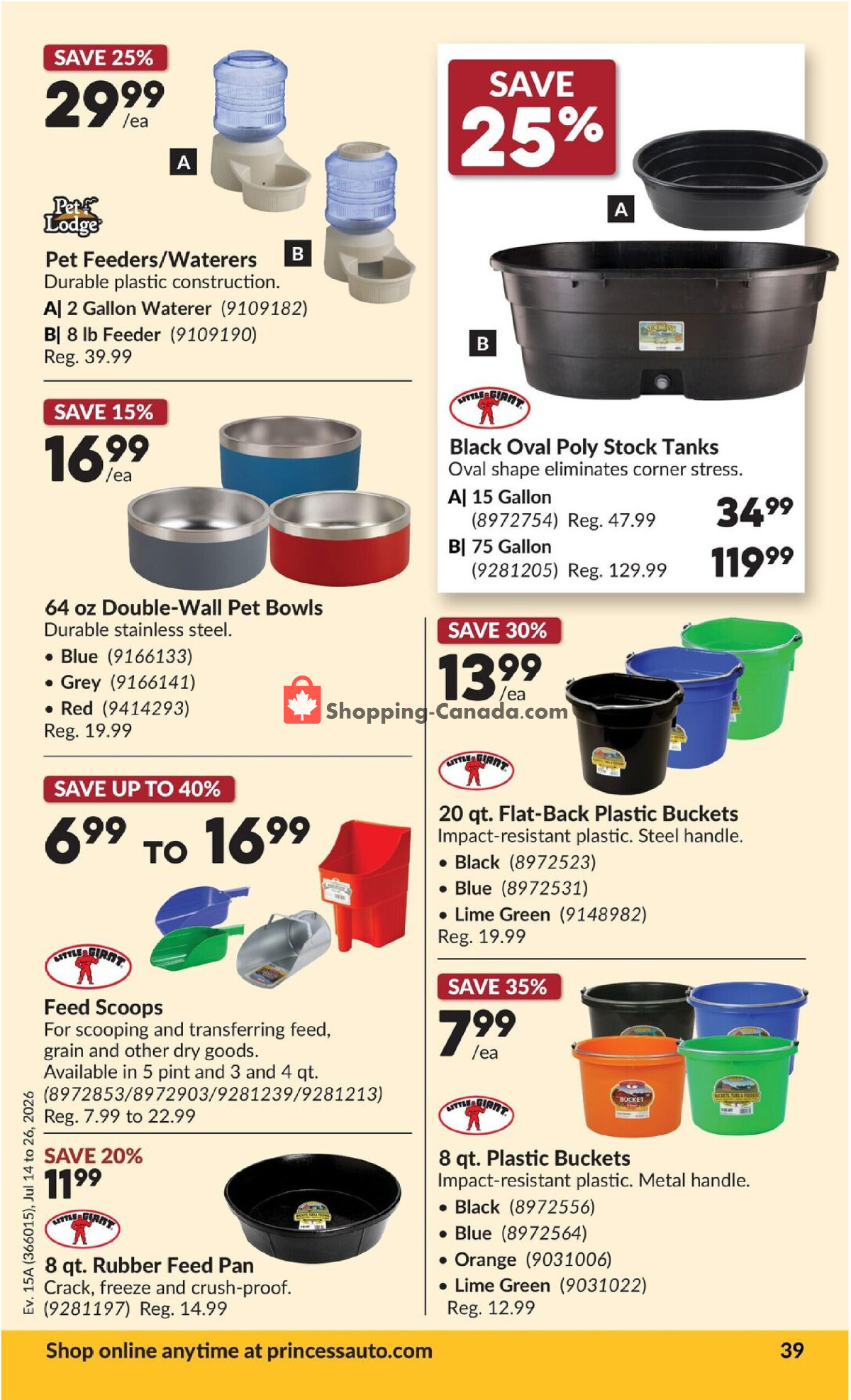 Princess Auto flyer from Tuesday July 14, 2026 to Sunday July 26, 2026 - page 46