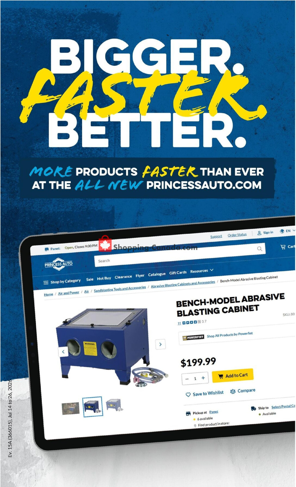 Princess Auto flyer from Tuesday July 14, 2026 to Sunday July 26, 2026 - page 52