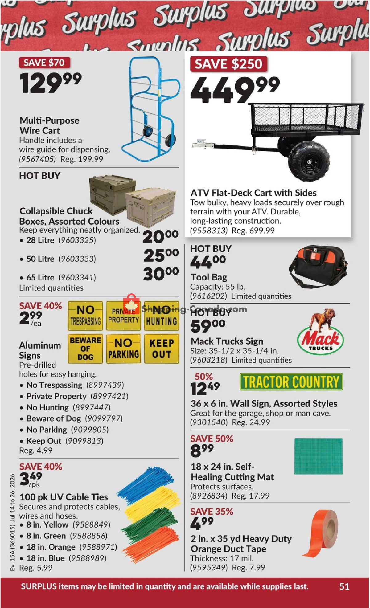 Princess Auto flyer from Tuesday July 14, 2026 to Sunday July 26, 2026 - page 58