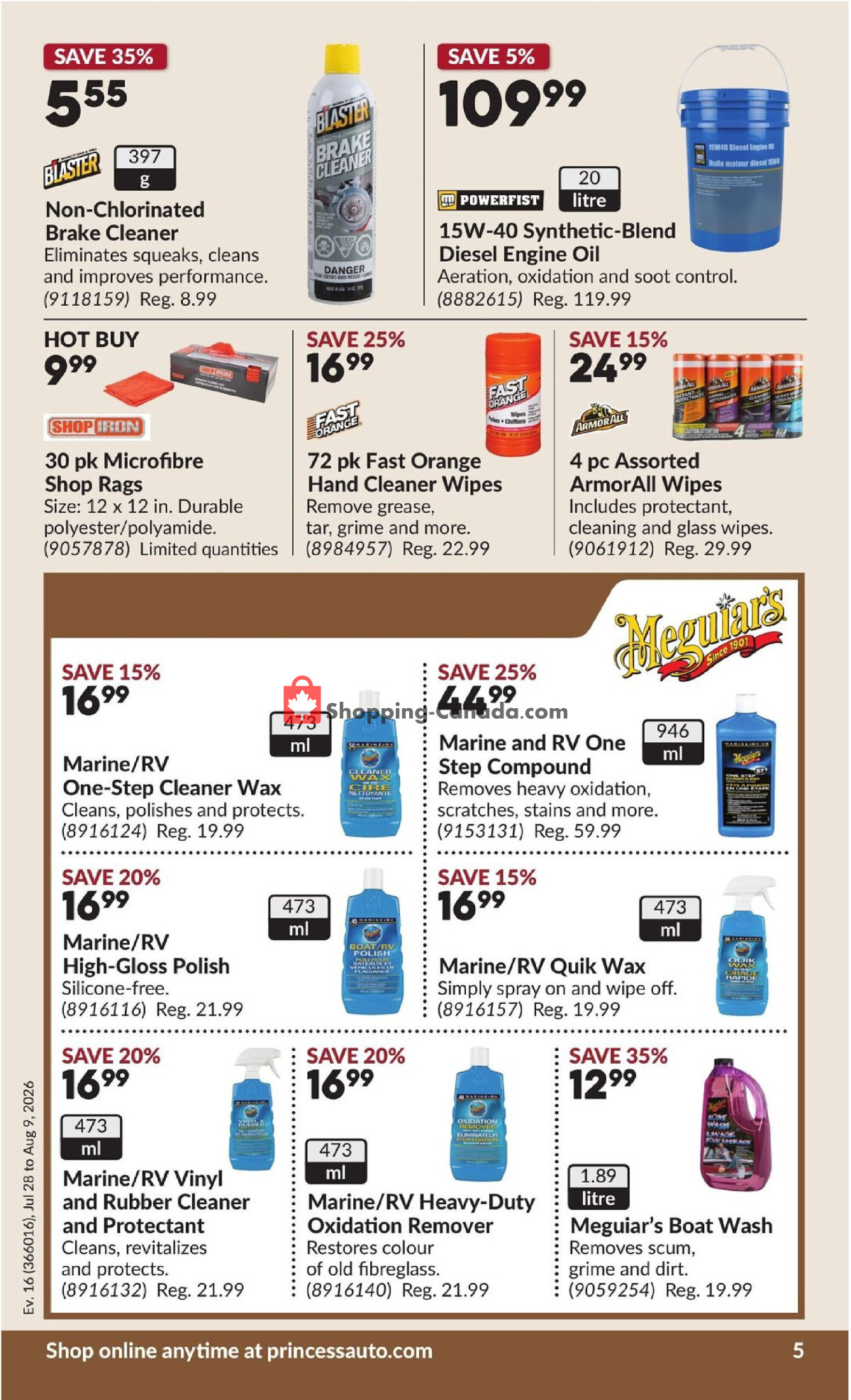 Princess Auto flyer from Tuesday July 28, 2026 to Sunday August 9, 2026 - page 18
