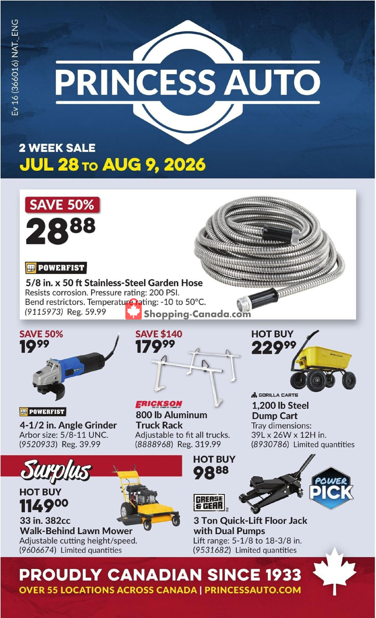 Princess Auto flyer from Tuesday July 28, 2026 to Sunday August 9, 2026 - page 31