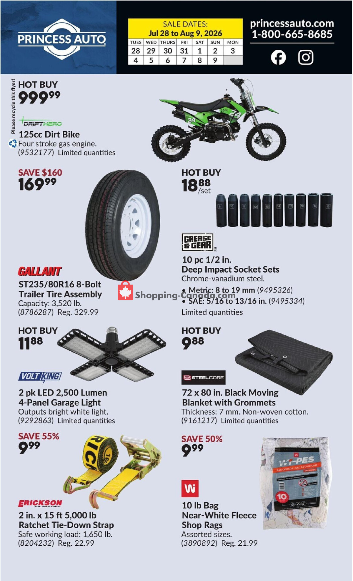 Princess Auto flyer from Tuesday July 28, 2026 to Sunday August 9, 2026 - page 32